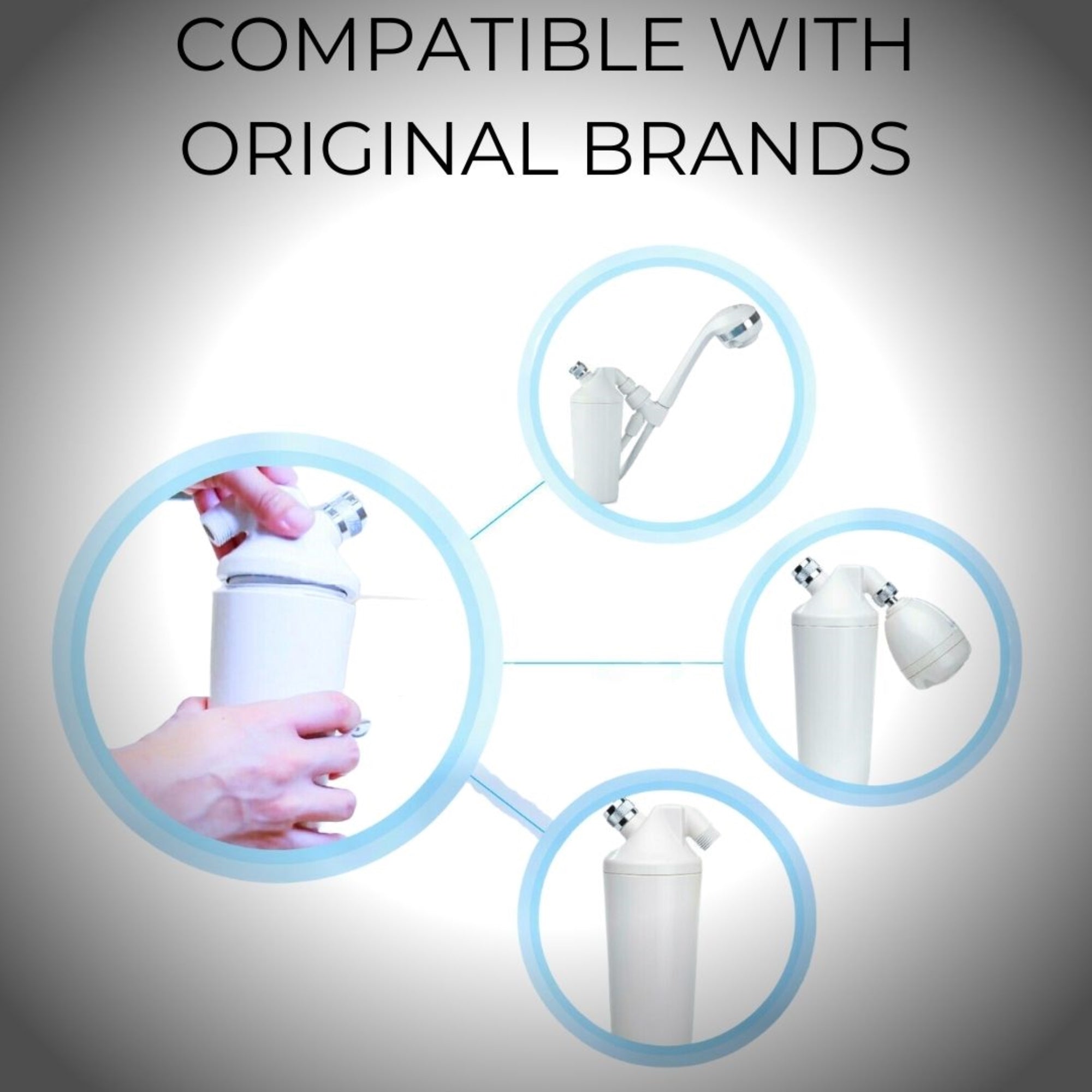 Aquasana Premium Shower Filter Replacement Cartridge Compatible For Model AQ4125 by Drinkpod