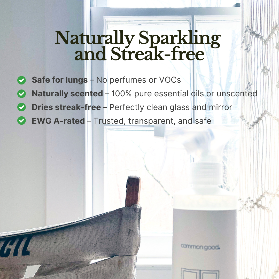 Glass Cleaner, 16 Fl Oz by Common Good