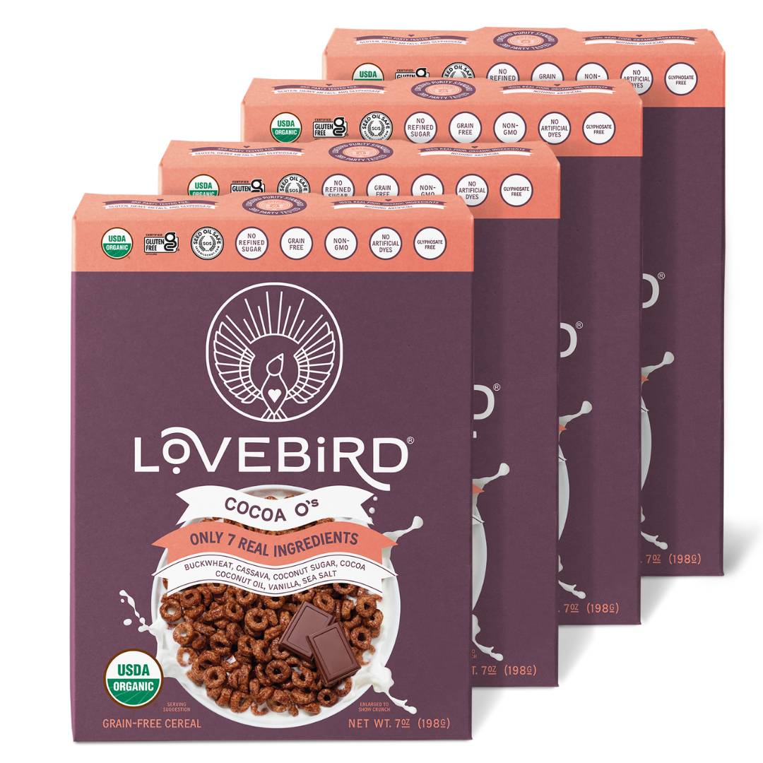 Lovebird Cereal Cocoa (4 Boxes)