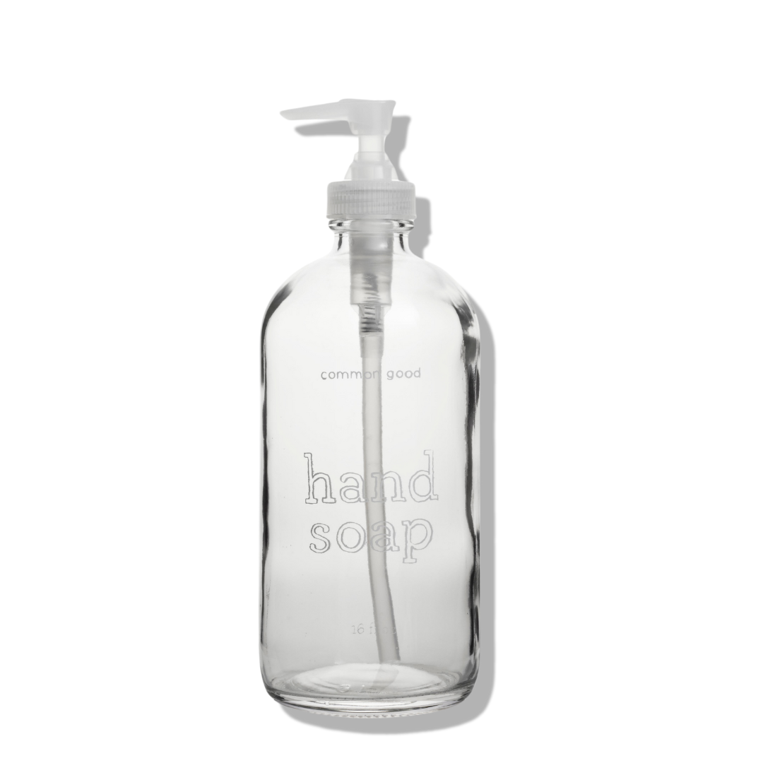 Hand Soap Empty Glass Bottle, 16oz by Common Good