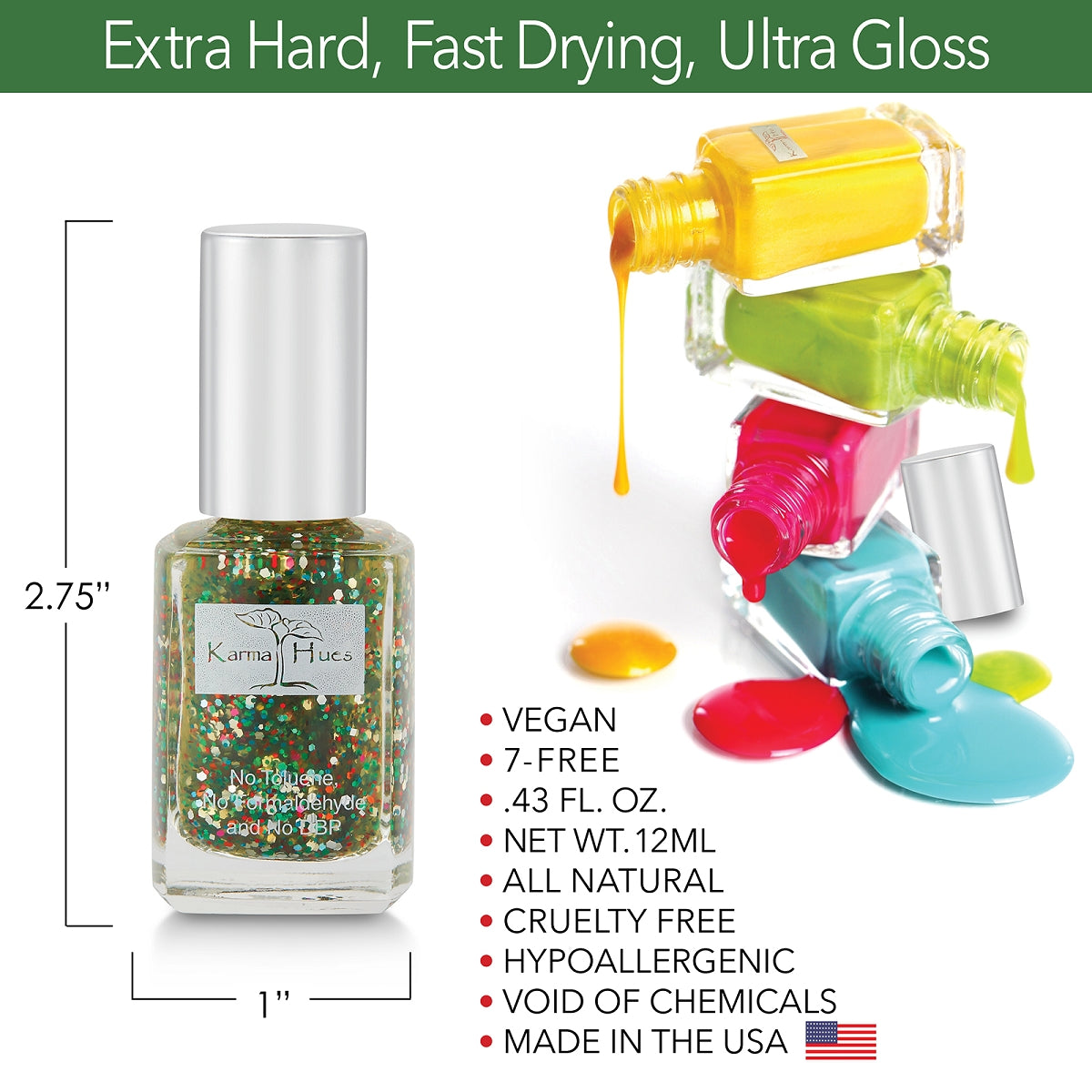 Karma Naturals Nail Polish - Fist Pumps and Beats