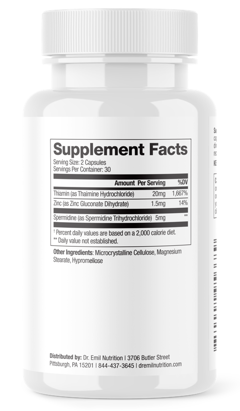 NMN & Spermidine Healthy Aging Bundle by Dr Emil Nutrition