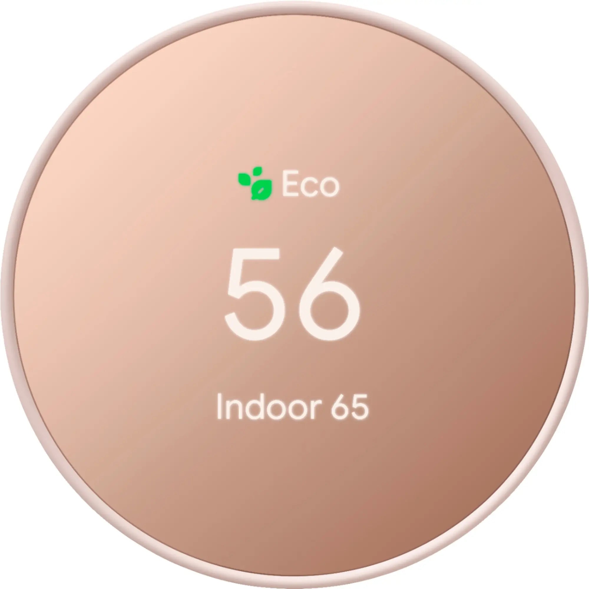 Google - Nest Smart Programmable Wifi Thermostat - Sand by Google