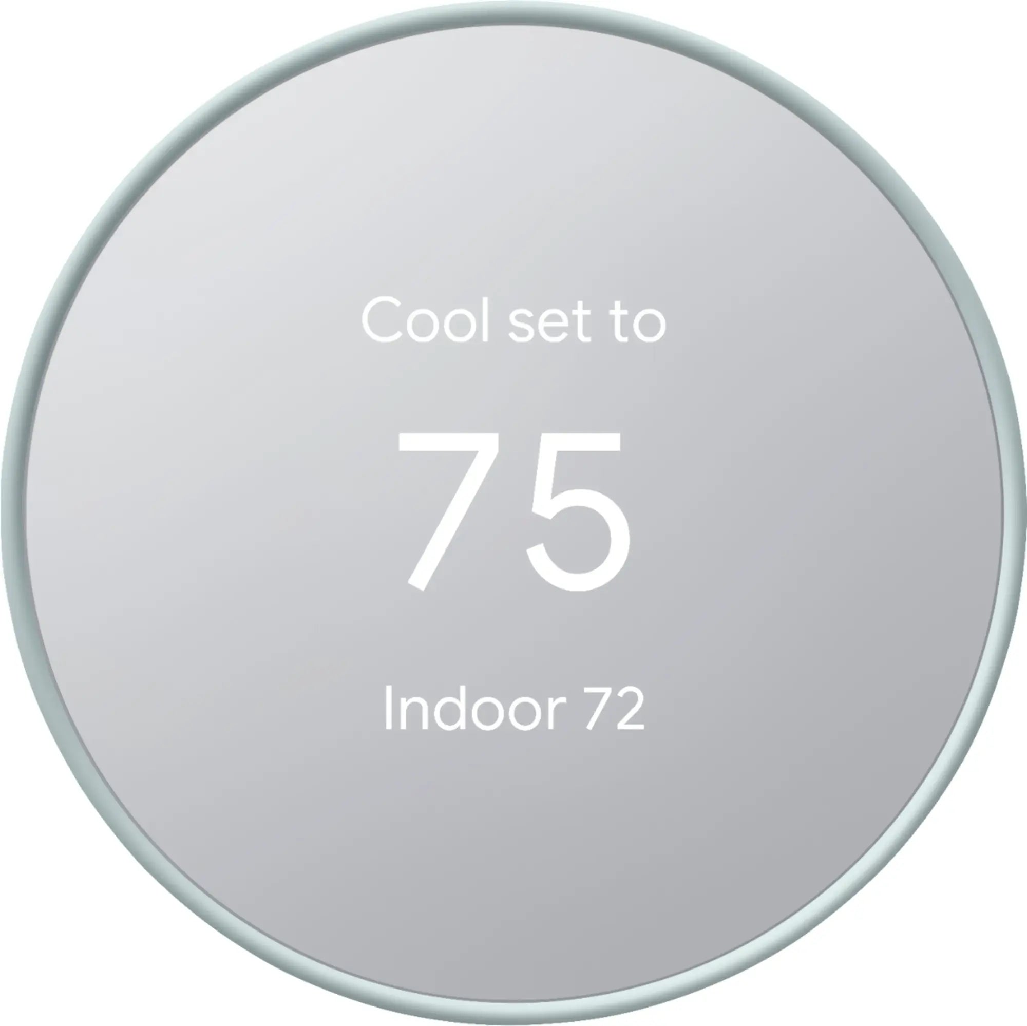 Google - Nest Smart Programmable Wifi Thermostat - Fog by Google