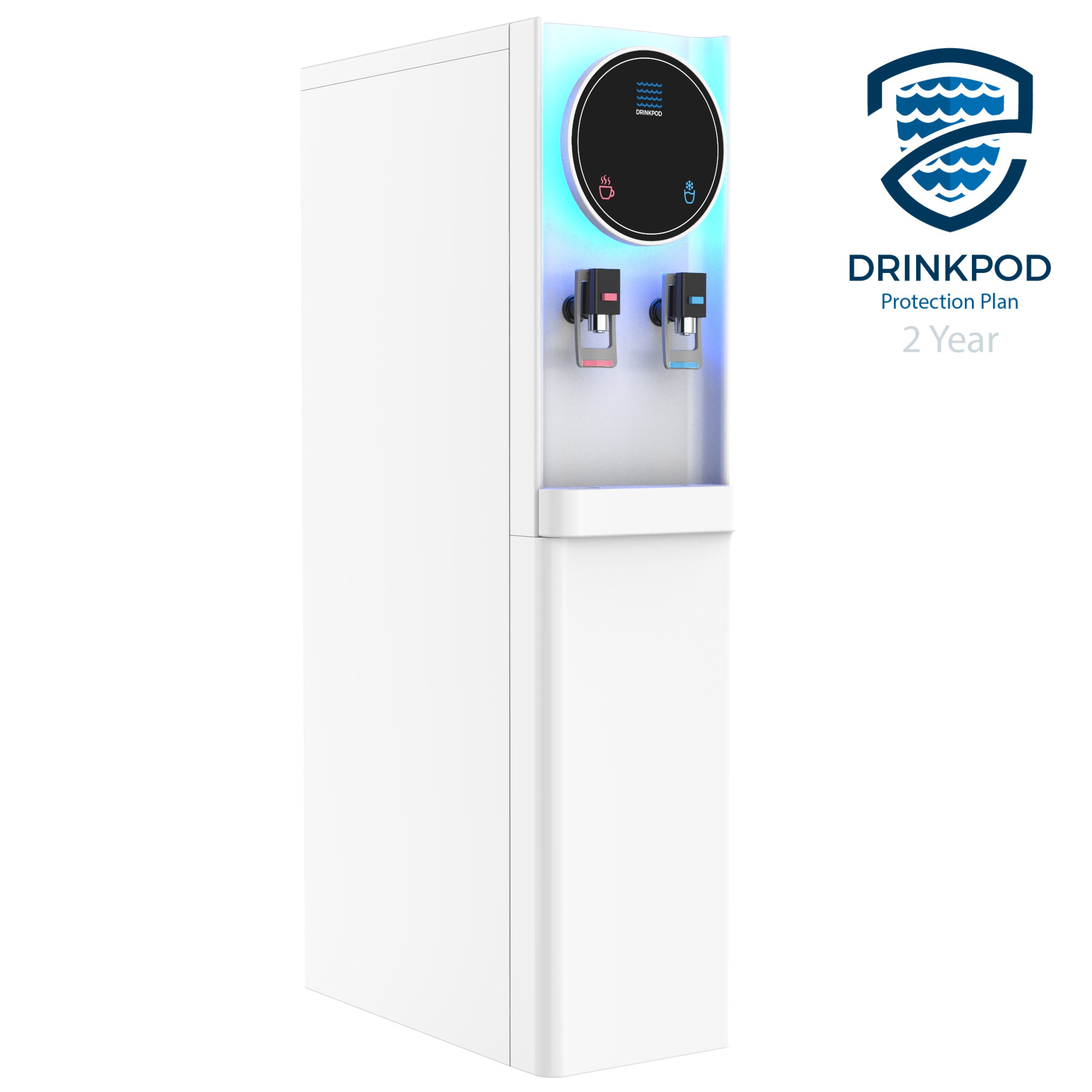 Drinkpod 6 Pro Series - Bottleless Water Cooler Purification Dispenser by Drinkpod