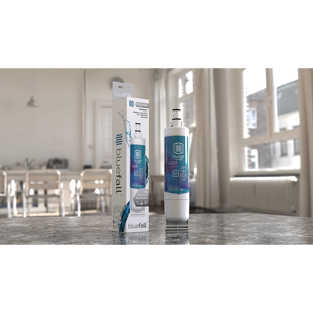 Whirlpool EDR5RXD1 Refrigerator Water Filter- Compatible by Bluefall by Drinkpod
