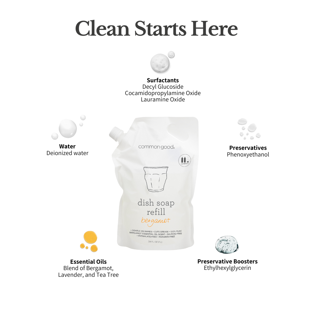 Dish Soap Refill Pouch, 34 Fl Oz by Common Good