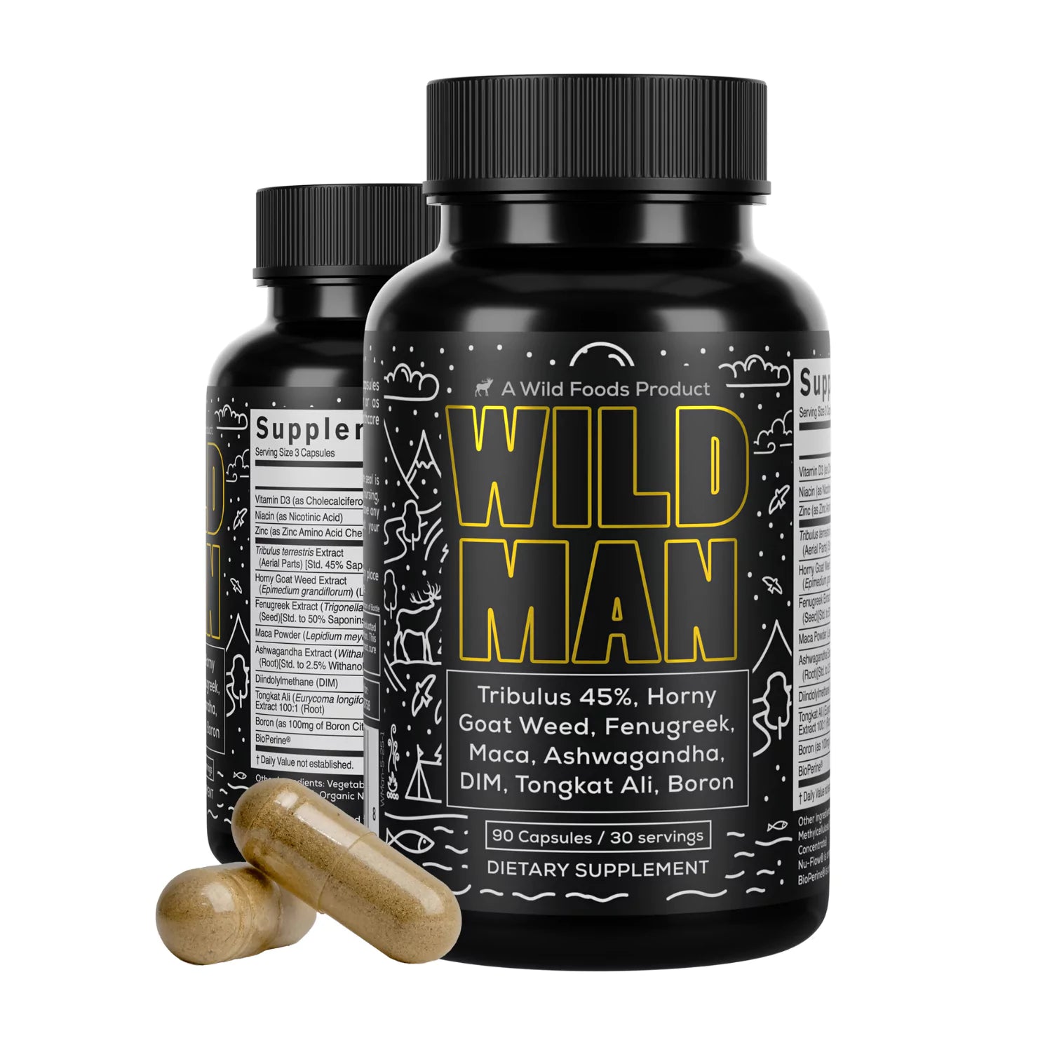 Wholesale of 10 - Wild Man Men's Herbal Hormone Stack