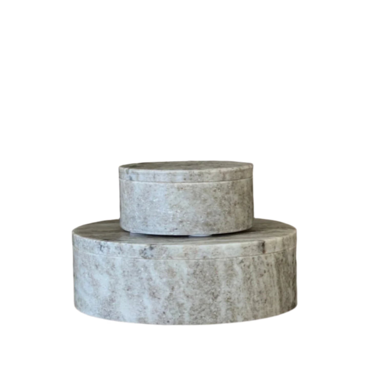 Round Soapstone Box