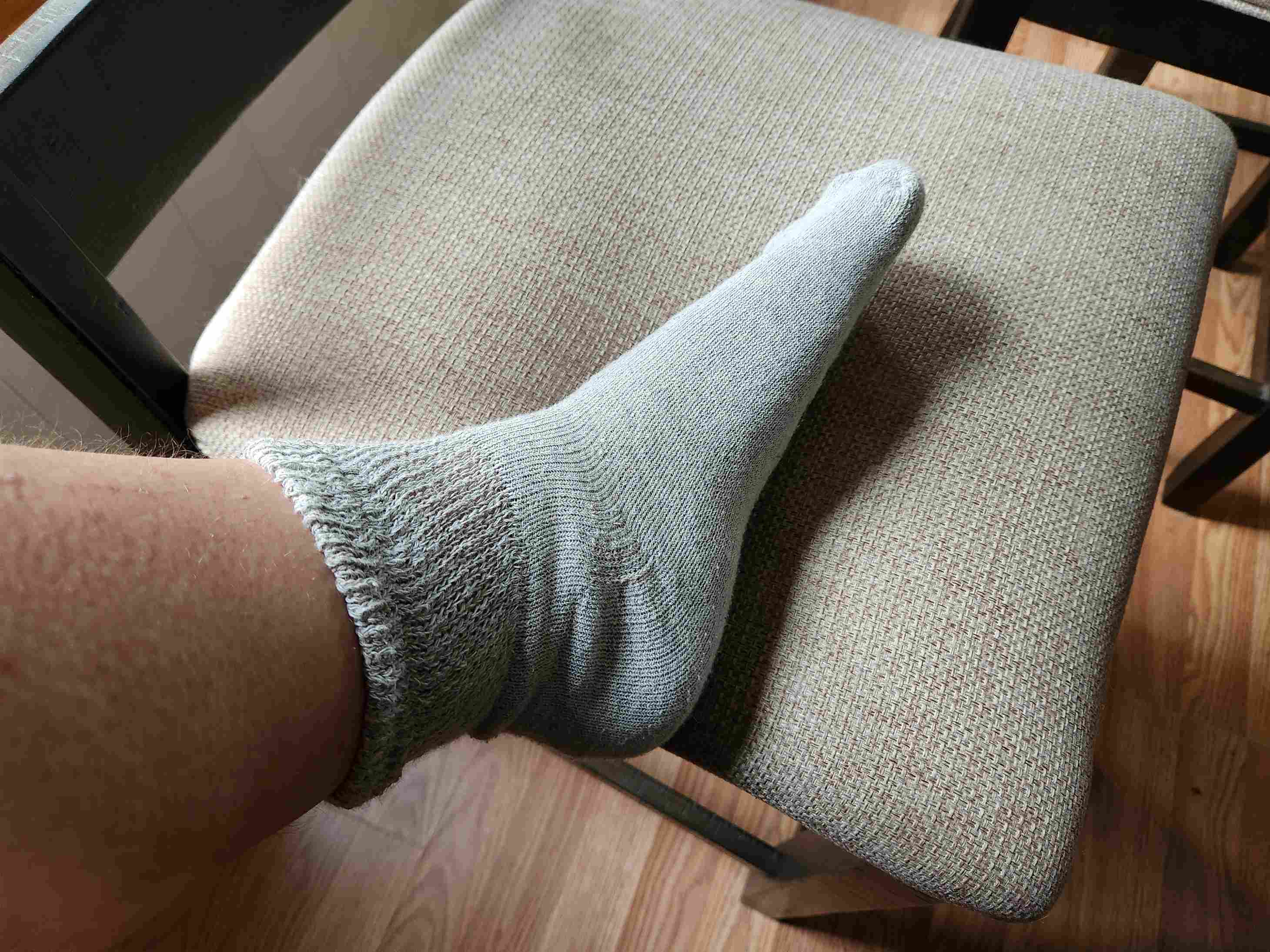 Men's Cotton Diabetic Ankle Socks (6 Pair) by DIABETIC SOCK CLUB