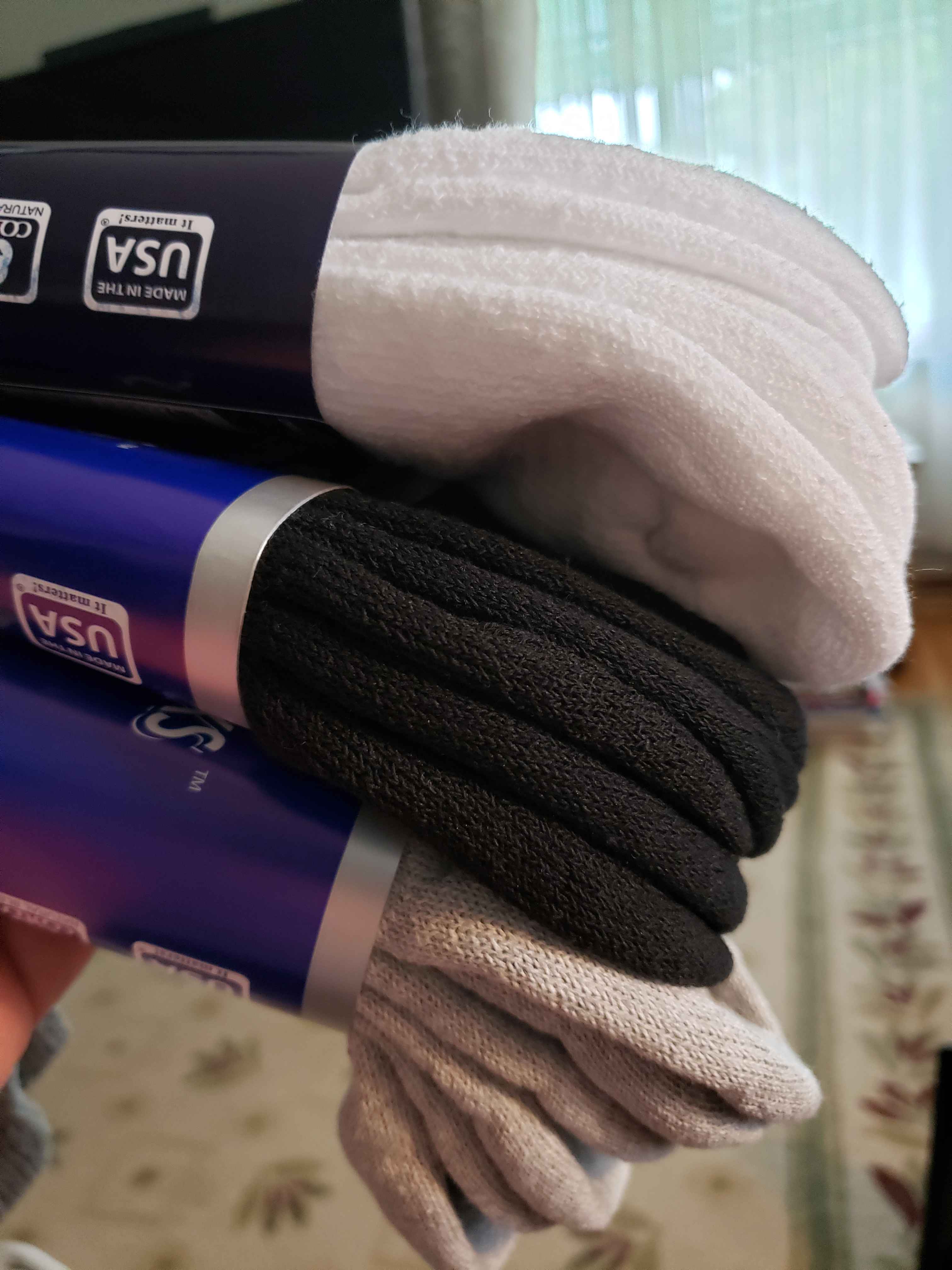 Men's Cotton Diabetic Ankle Socks (6 Pair) by DIABETIC SOCK CLUB