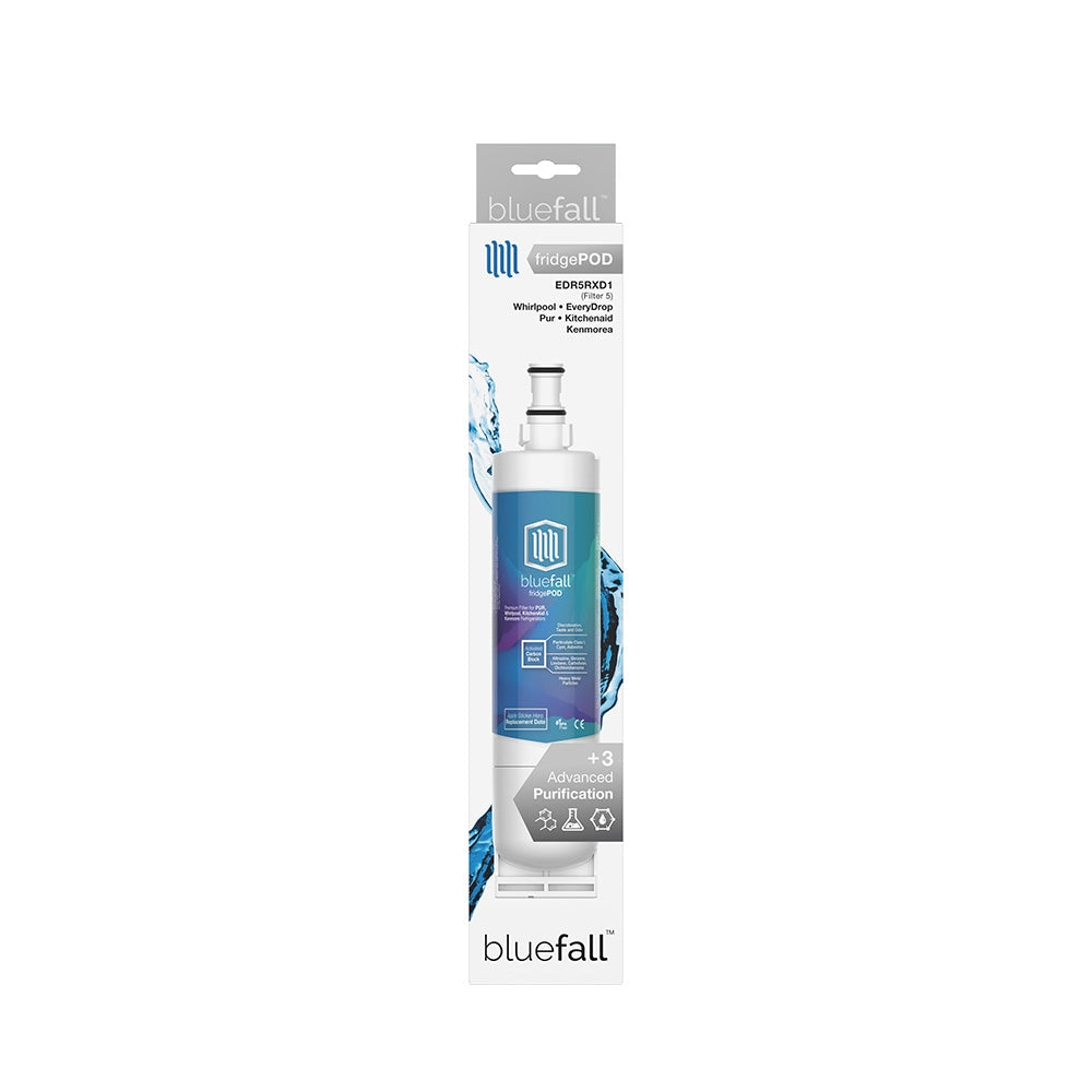 Whirlpool EDR5RXD1 Refrigerator Water Filter- Compatible by Bluefall by Drinkpod