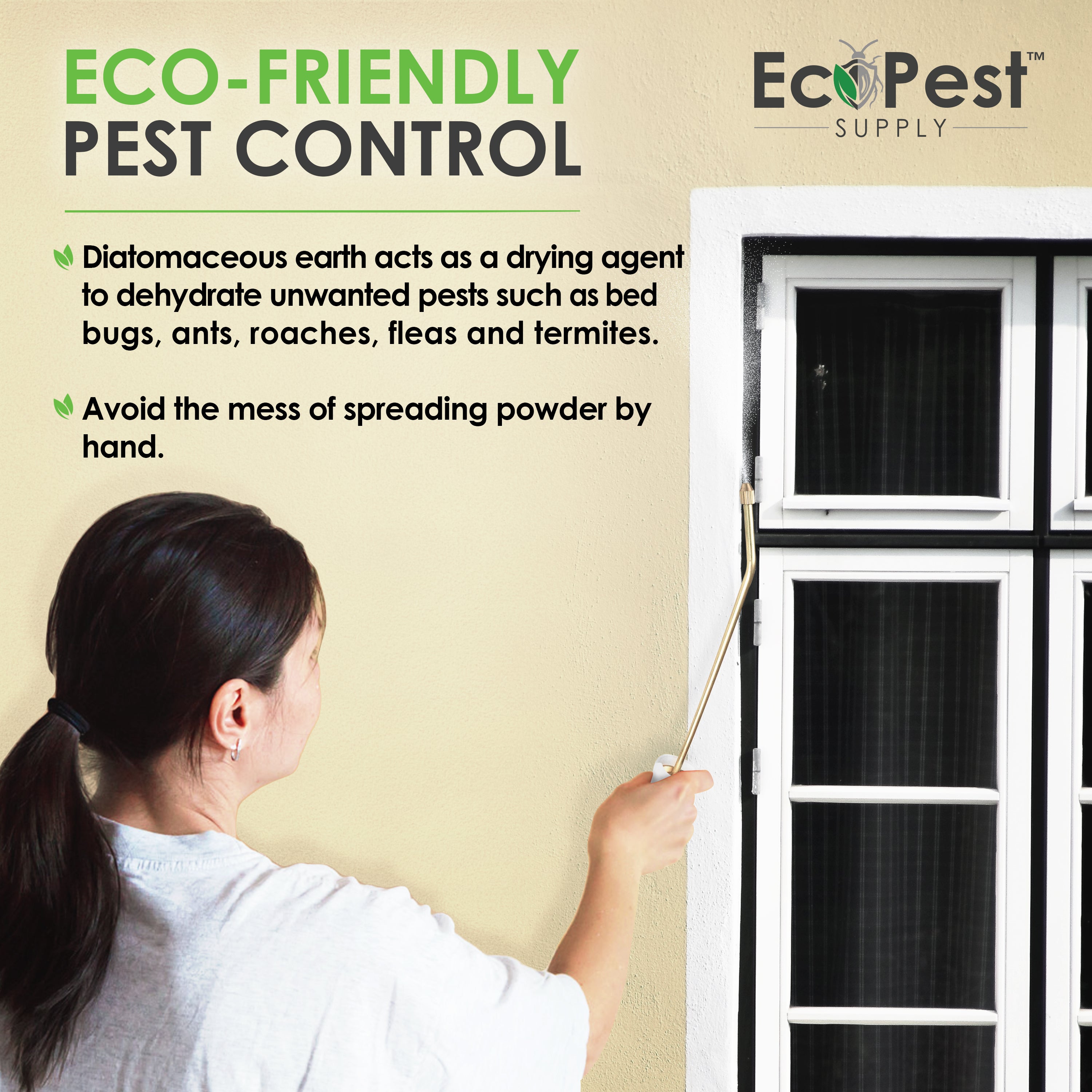 Powder Duster (Max) | Pest Control Powder Applicator by EcoPest Supply