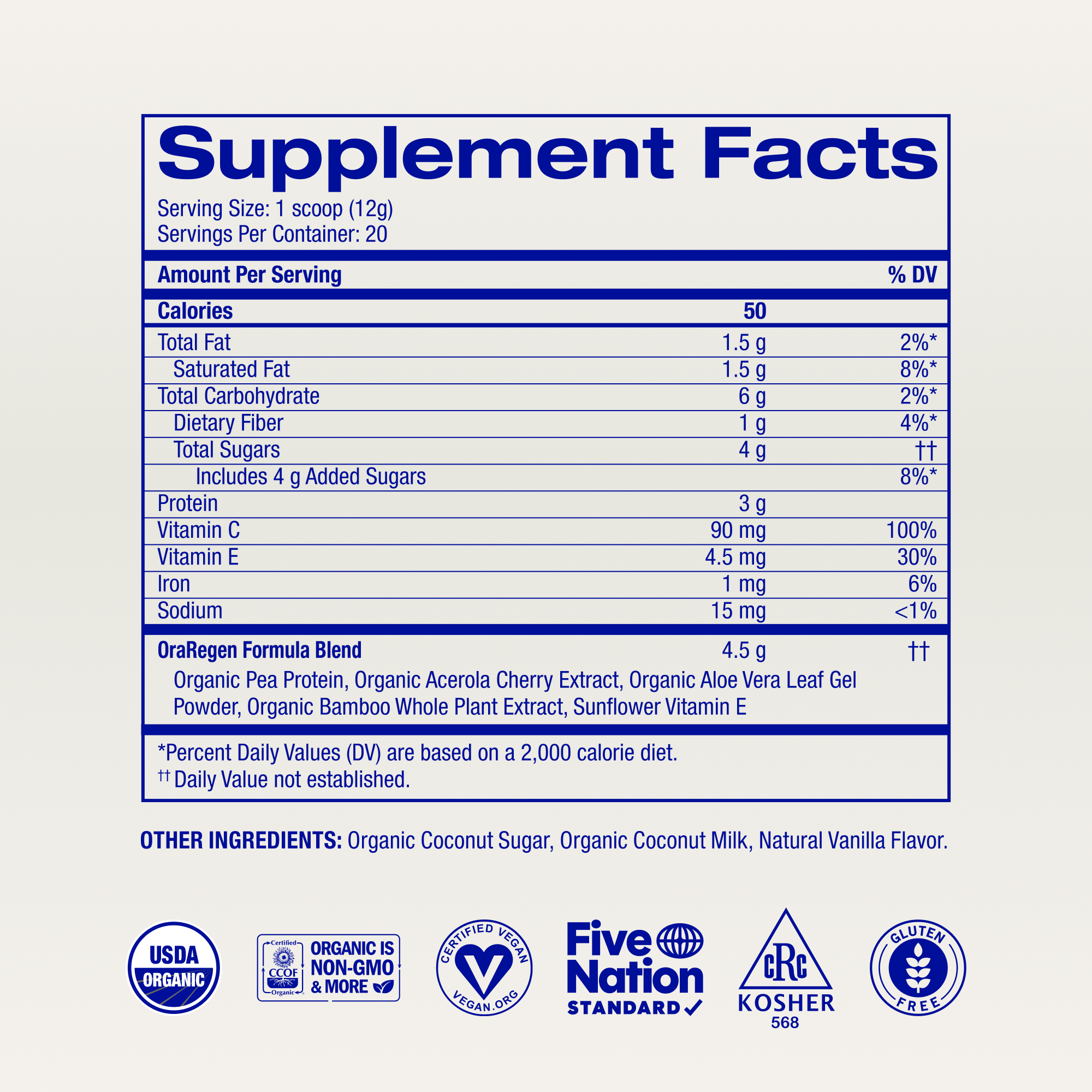 Plant-based Collagen-Boosting Powder