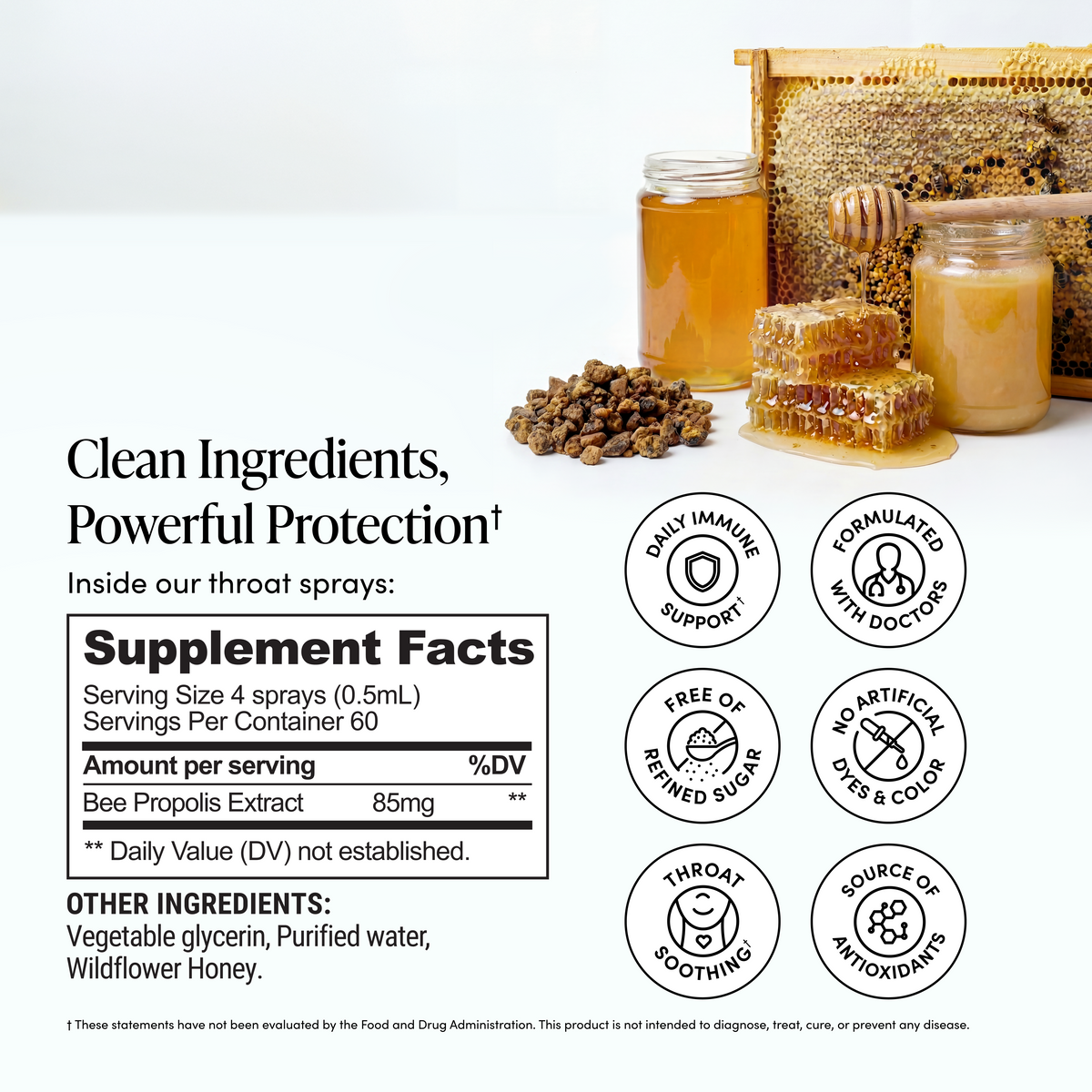 Propolis Immune Support Throat Spray