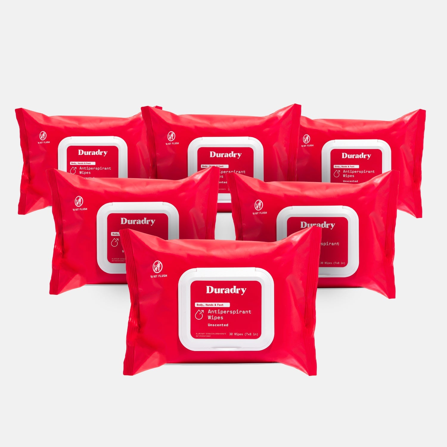 Whole Body Antiperspirant Wipes by Duradry