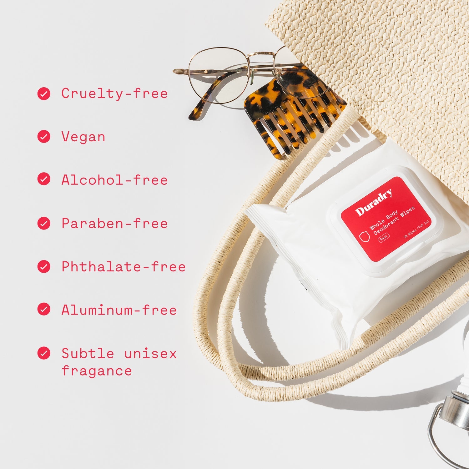 Whole Body Deodorant Wipes by Duradry