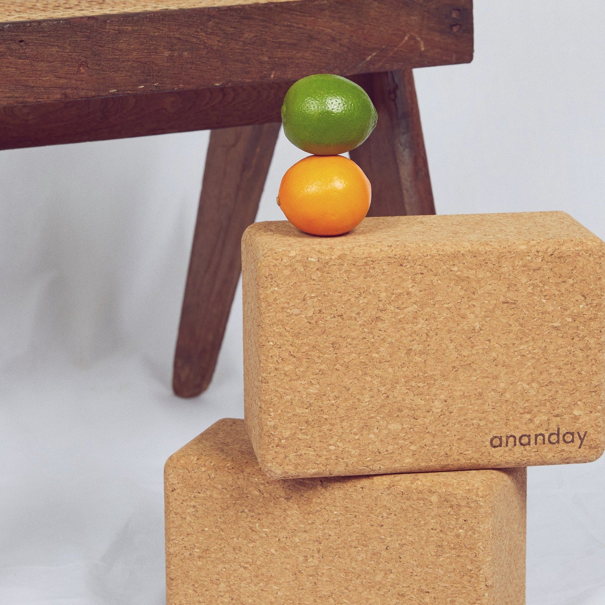 Cork Yoga Block Set by Ananday