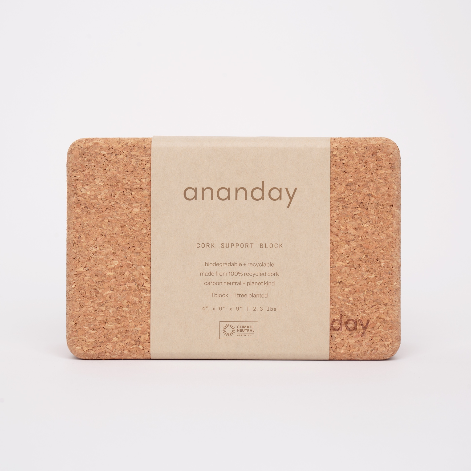 Yoga Block + Strap Set by Ananday