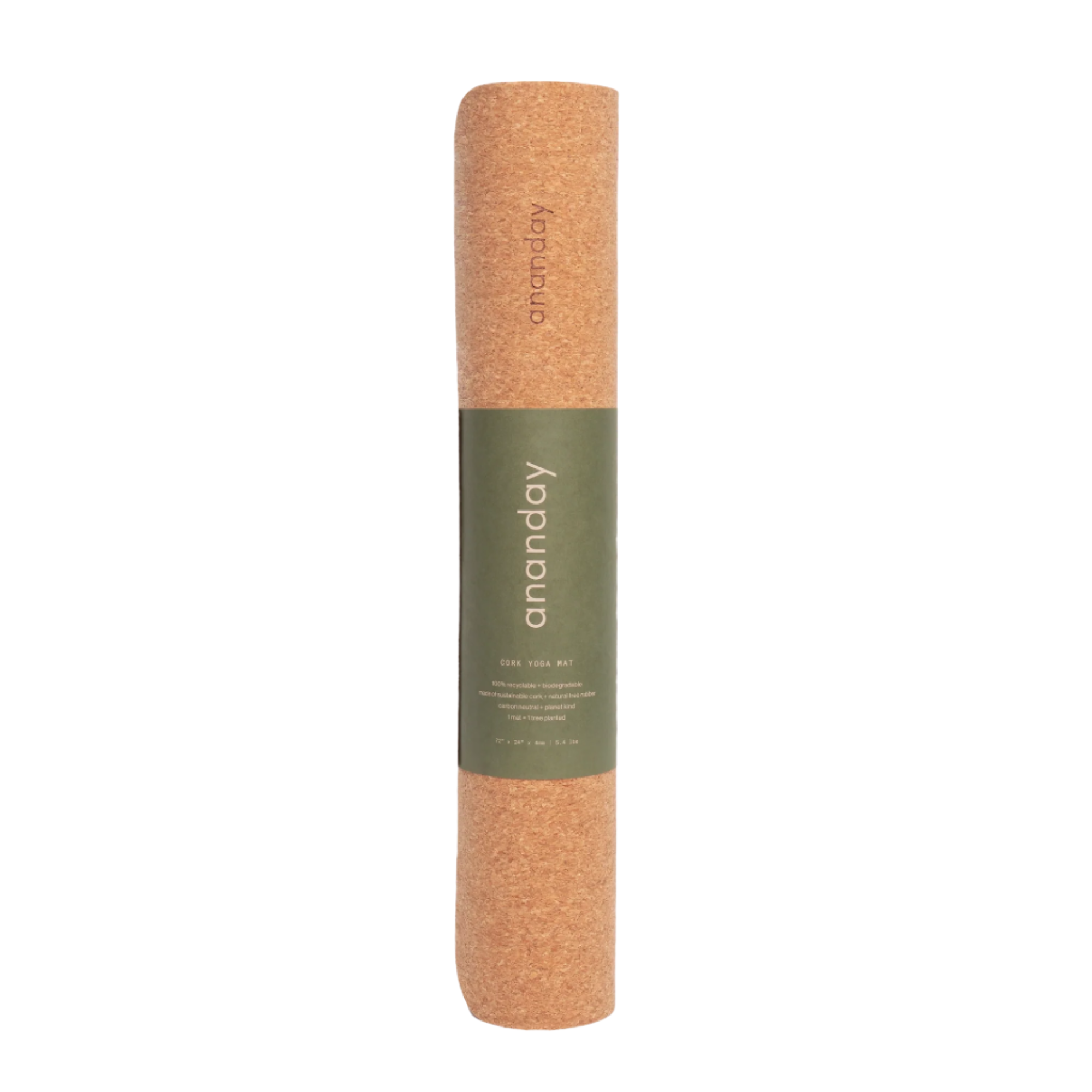 Ananday Cork Yoga Mat by Ananday