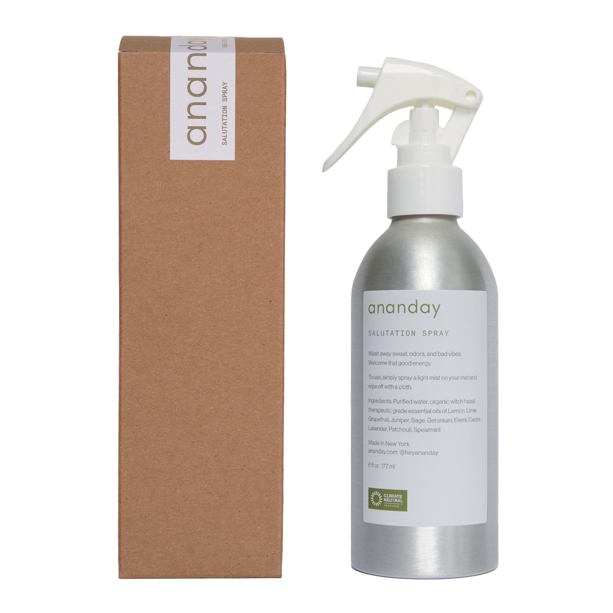 Sage & Citrus Mat Cleaner (Spray) by Ananday