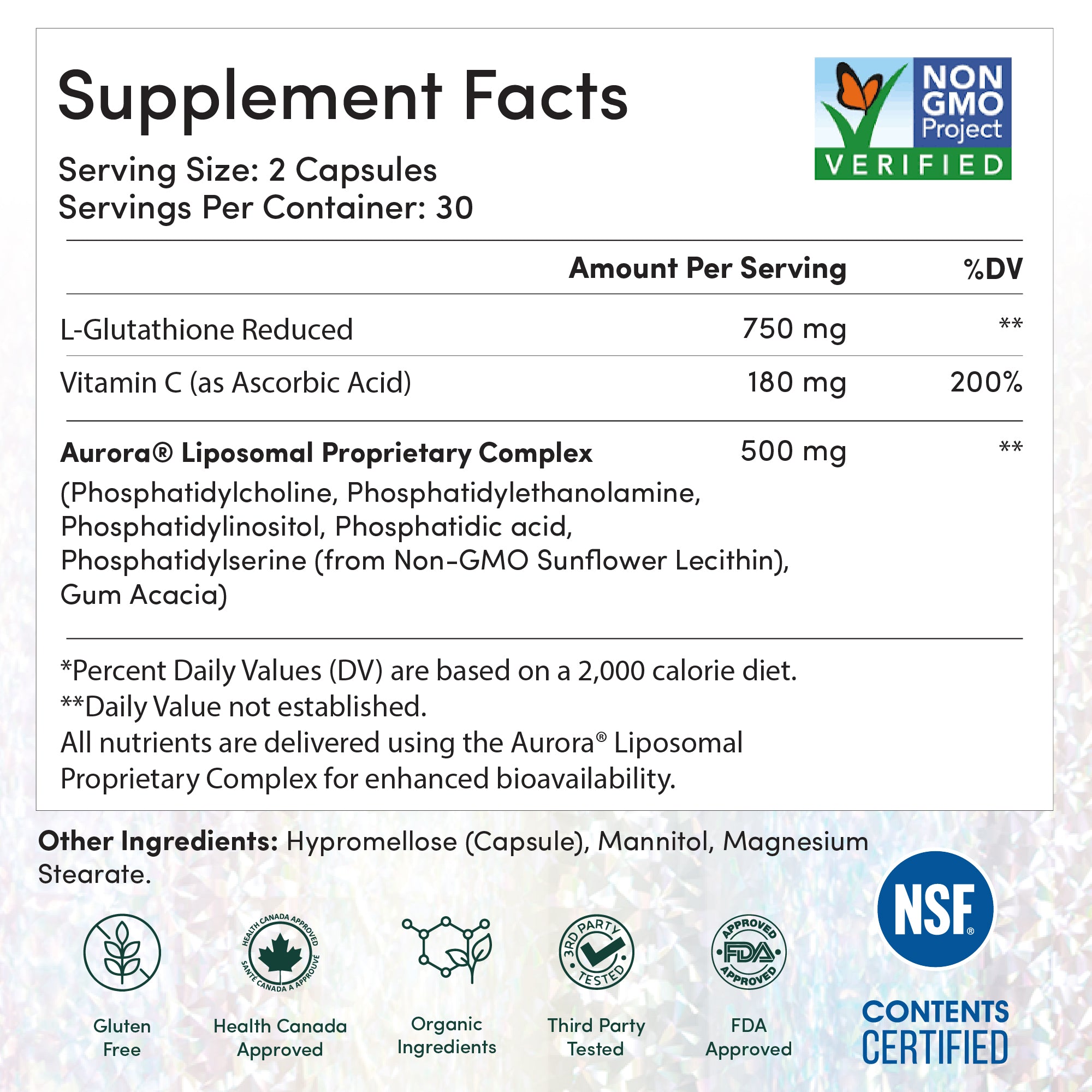 Liposomal Glutathione Capsules