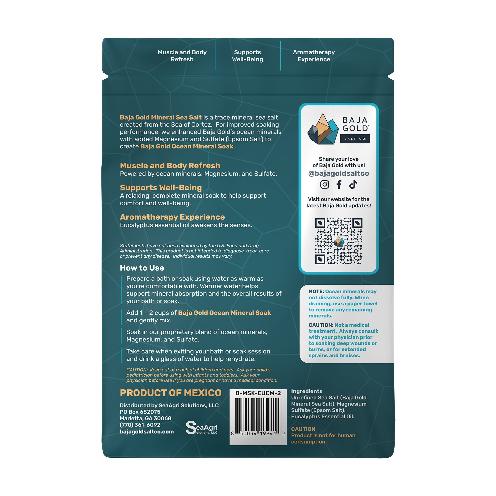 Baja Gold Ocean Mineral Soak