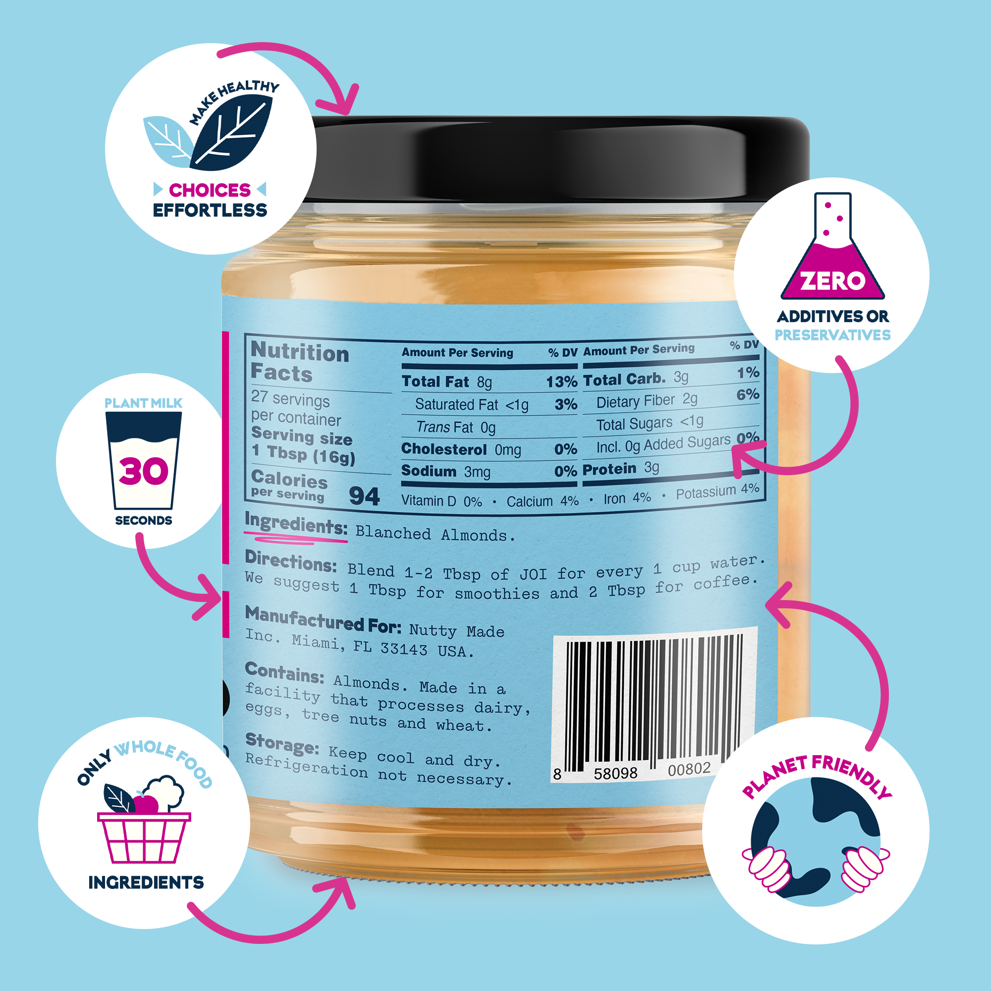 Organic Oat & Almond 2-Pack by JOI