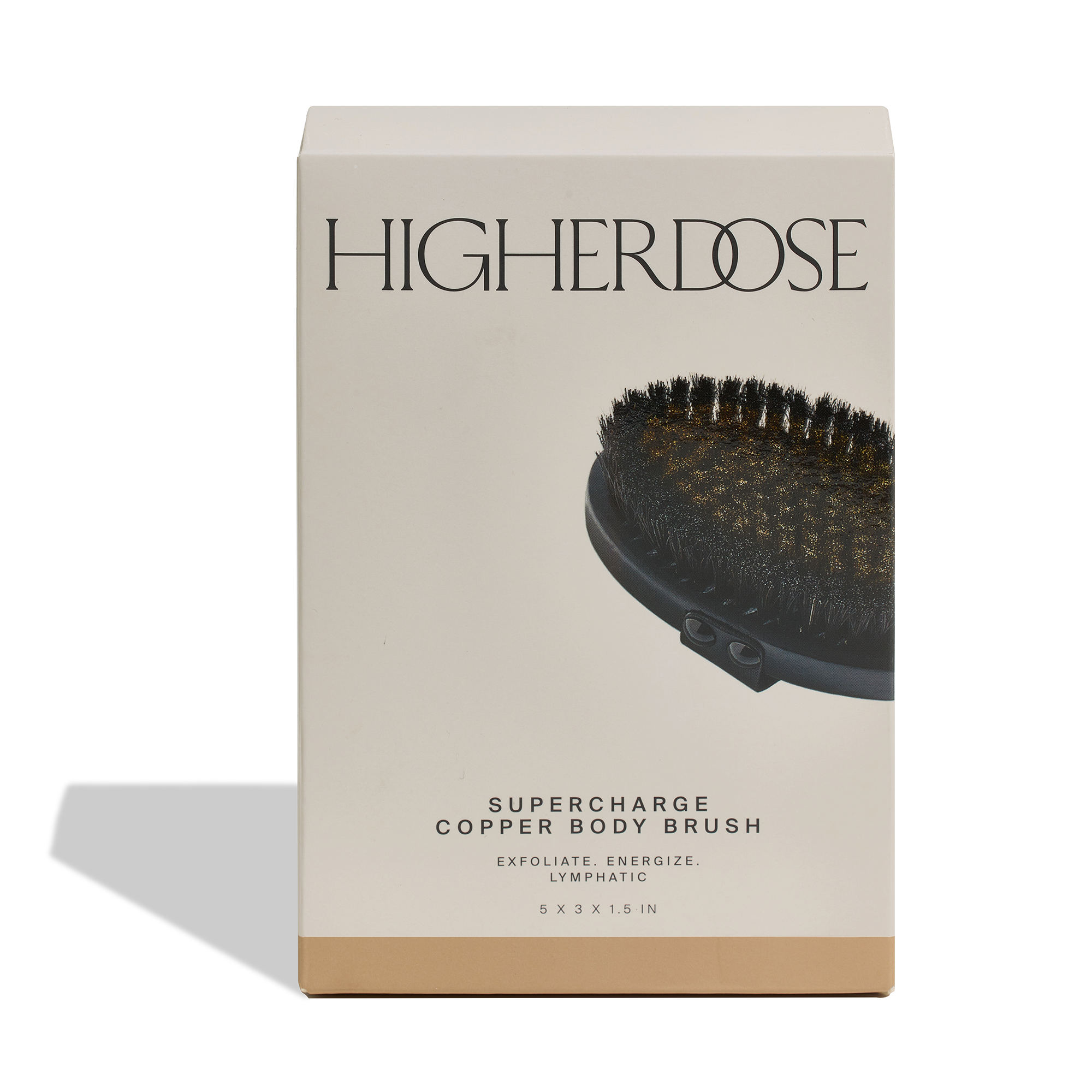 SUPERCHARGE Copper Body Brush