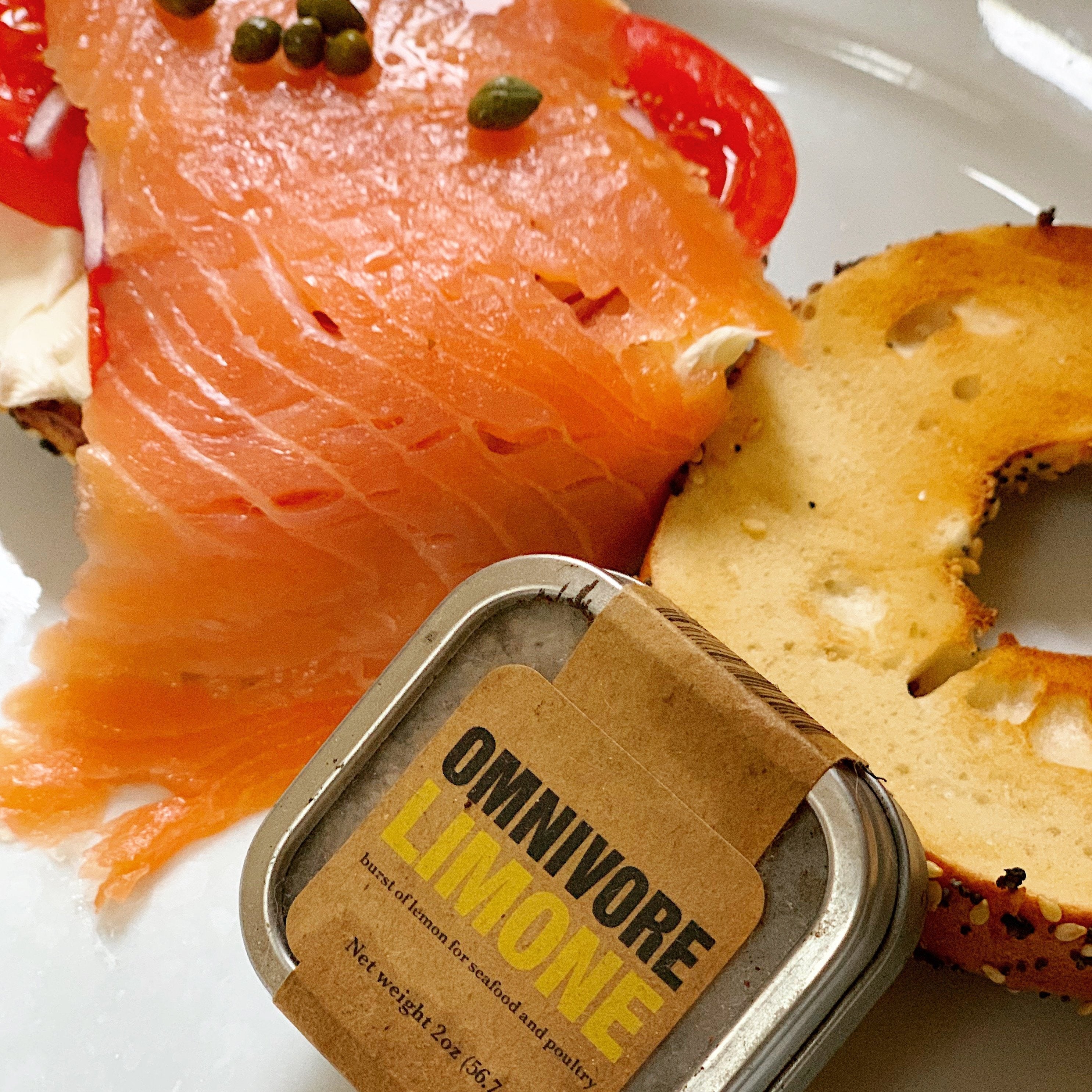 Omnivore Limone Salt 2 oz. Tin - 6 Tins x 2 oz case by Farm2Me