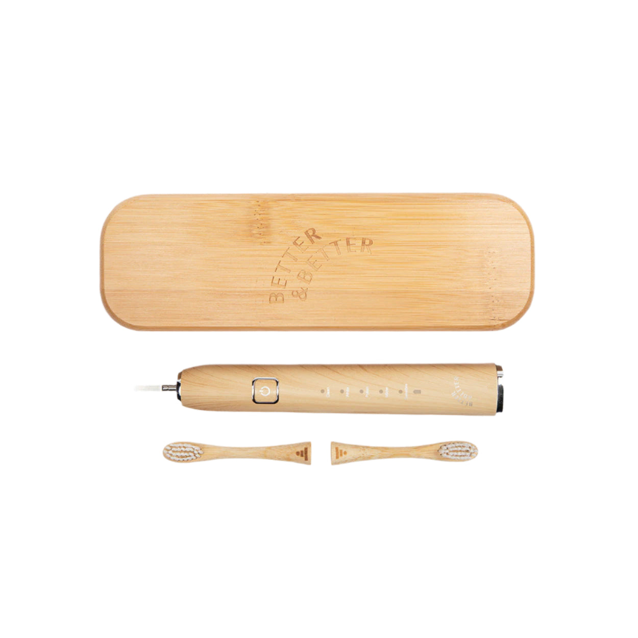 Bamboo Sonic Toothbrush with Travel Case by Better & Better