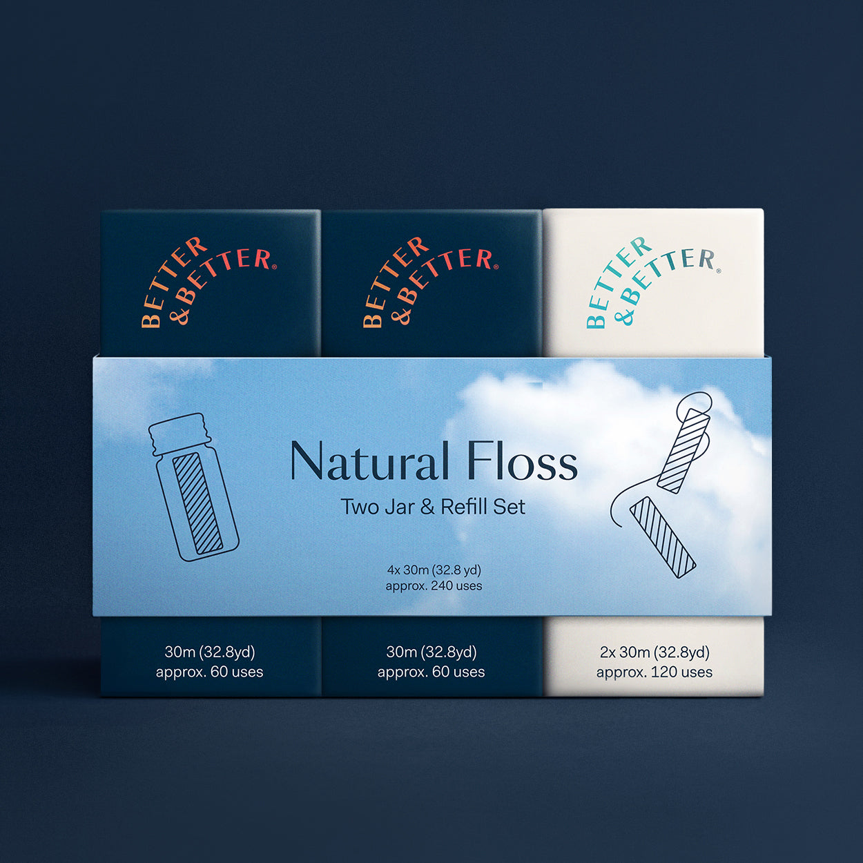 Natural Floss Multi Pack by Better & Better