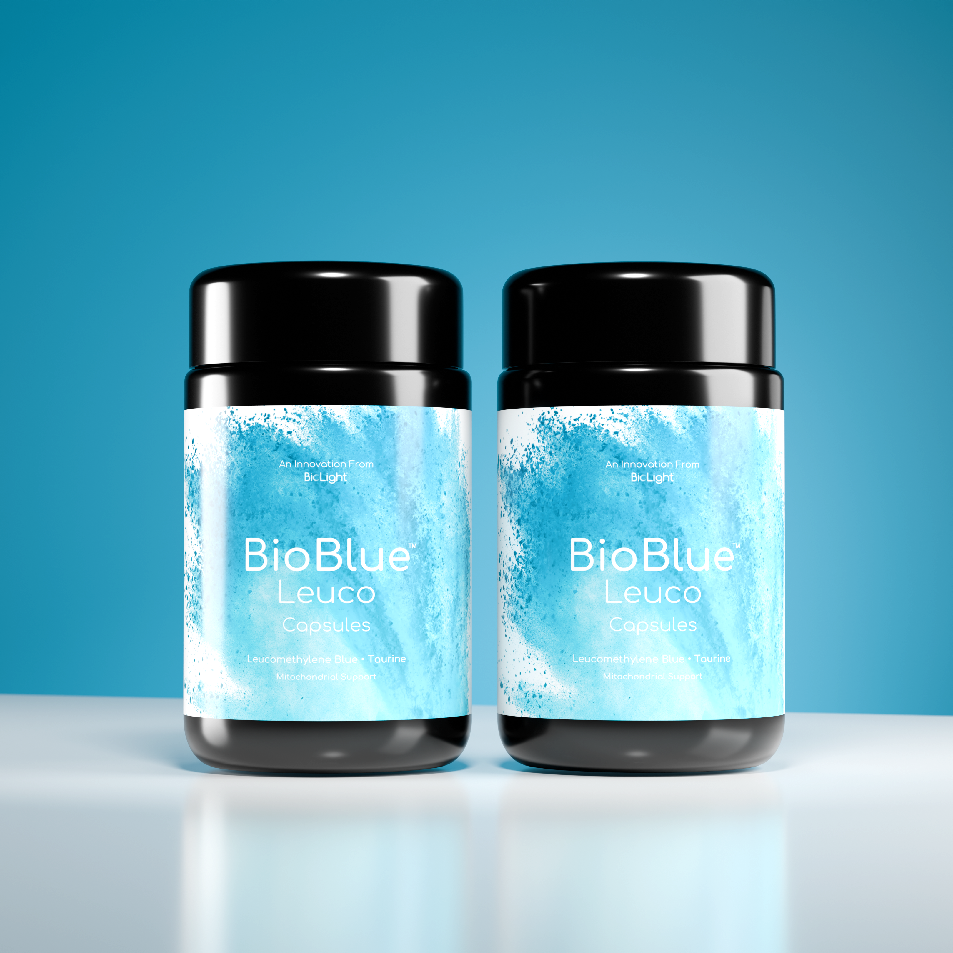 BioBlue Leuco Capsules – Rapidly Absorbed Leucomethylene Blue for Enhanced Brain & Mitochondrial Support | Red Light Therapy Synergist - USP Grade