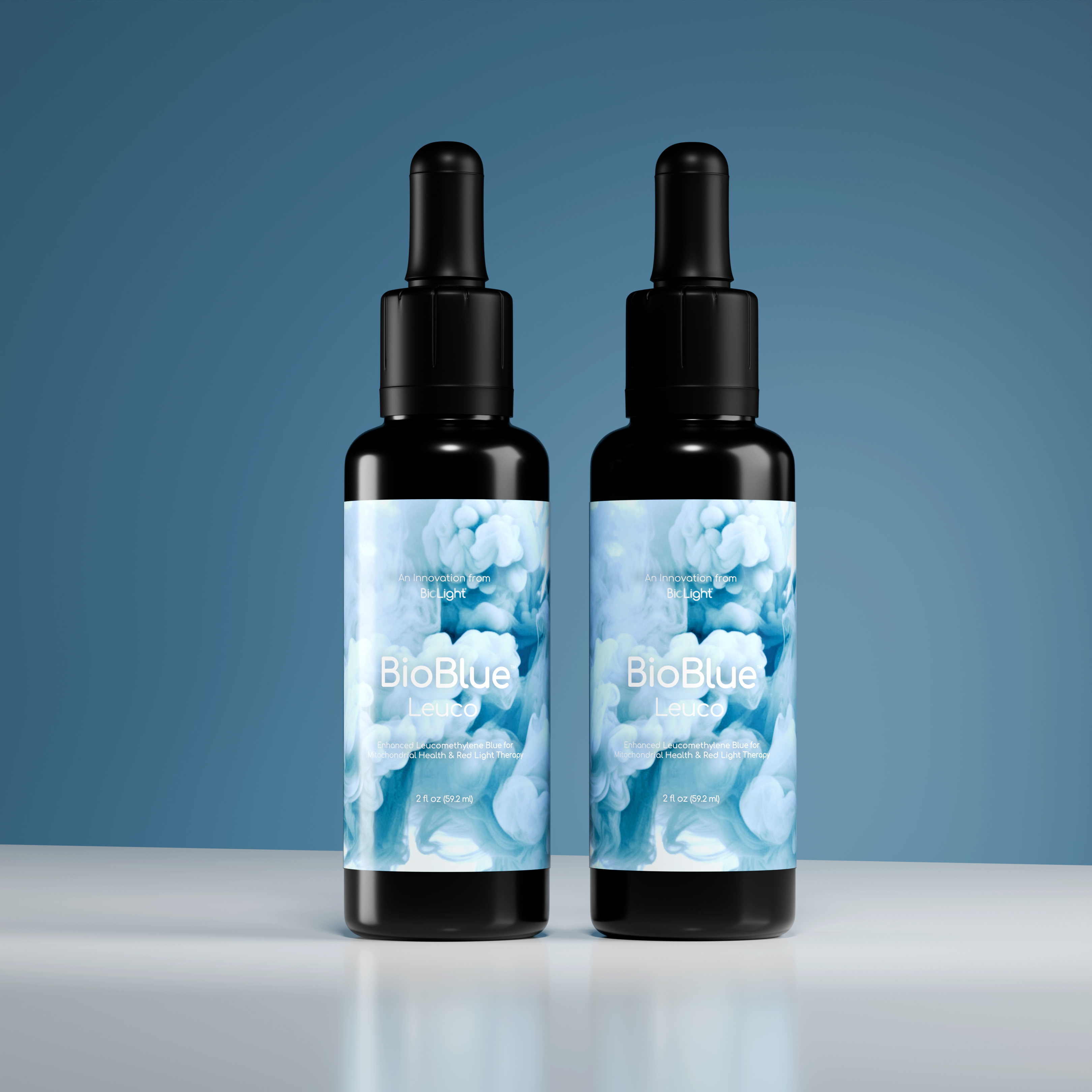 BioBlue Leuco – Rapidly Absorbed Leucomethylene Blue for Enhanced Brain & Mitochondrial Support | Red Light Therapy Synergist - USP Grade