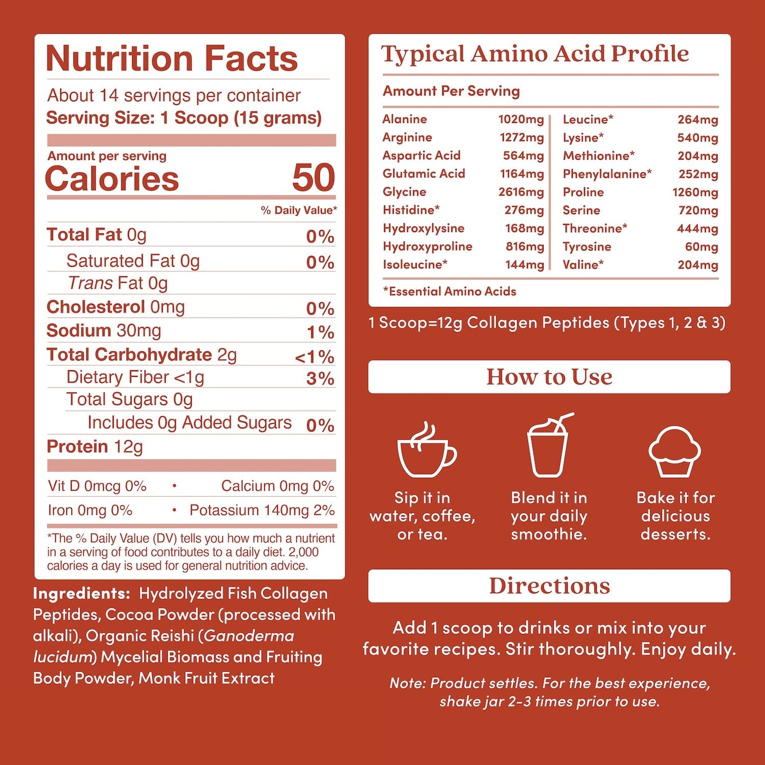 Chocolate Marine Collagen Powder