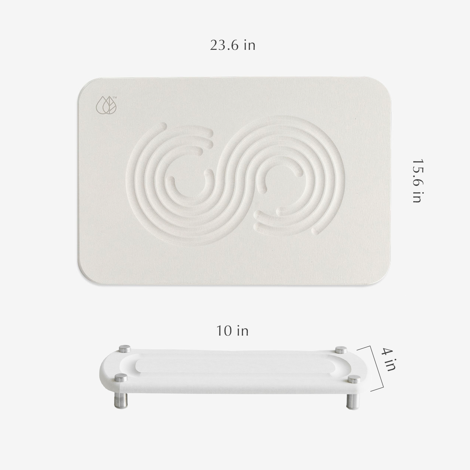 Bath Stone™ Mat - Zen + Sink Caddy Bundle by Dorai Home | Quick-Drying Home Essentials