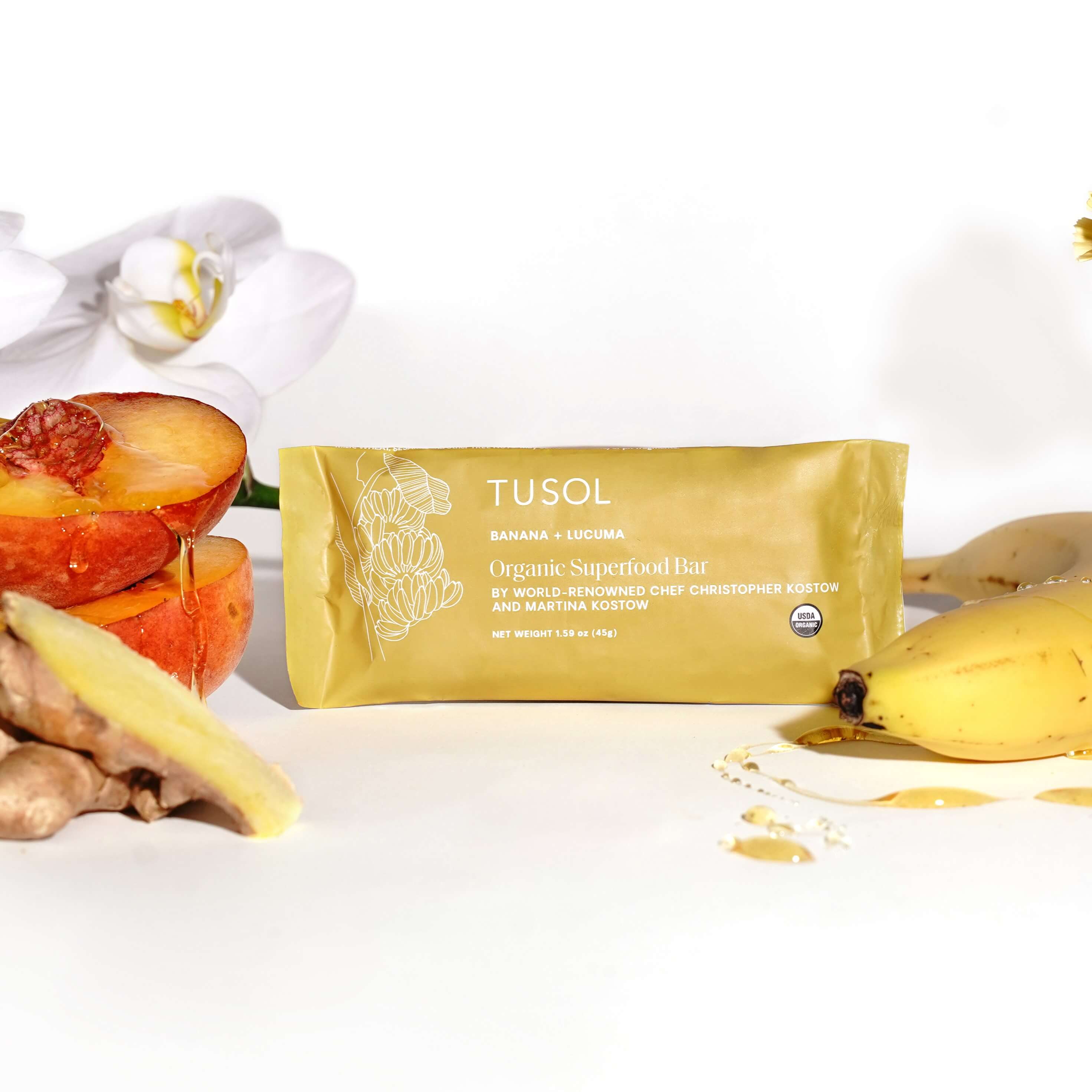 Banana + Lucuma Protein Bar (8 Pk) by TUSOL Wellness