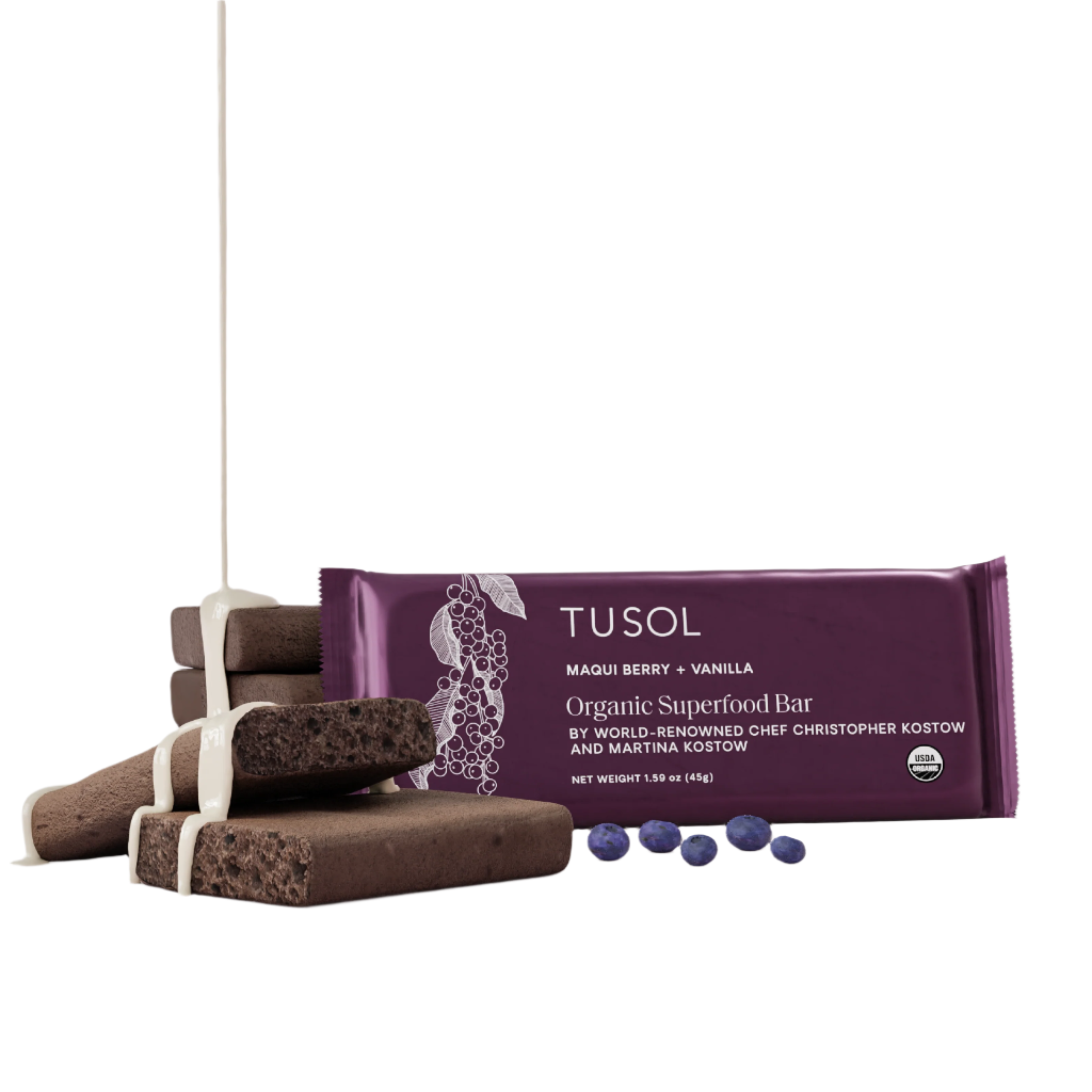 Protein + Superfood Bars (48 Pack Assorted) by TUSOL Wellness