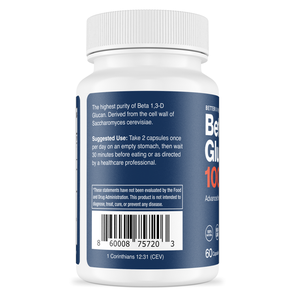 Beta Glucan 100 by Better Way Health