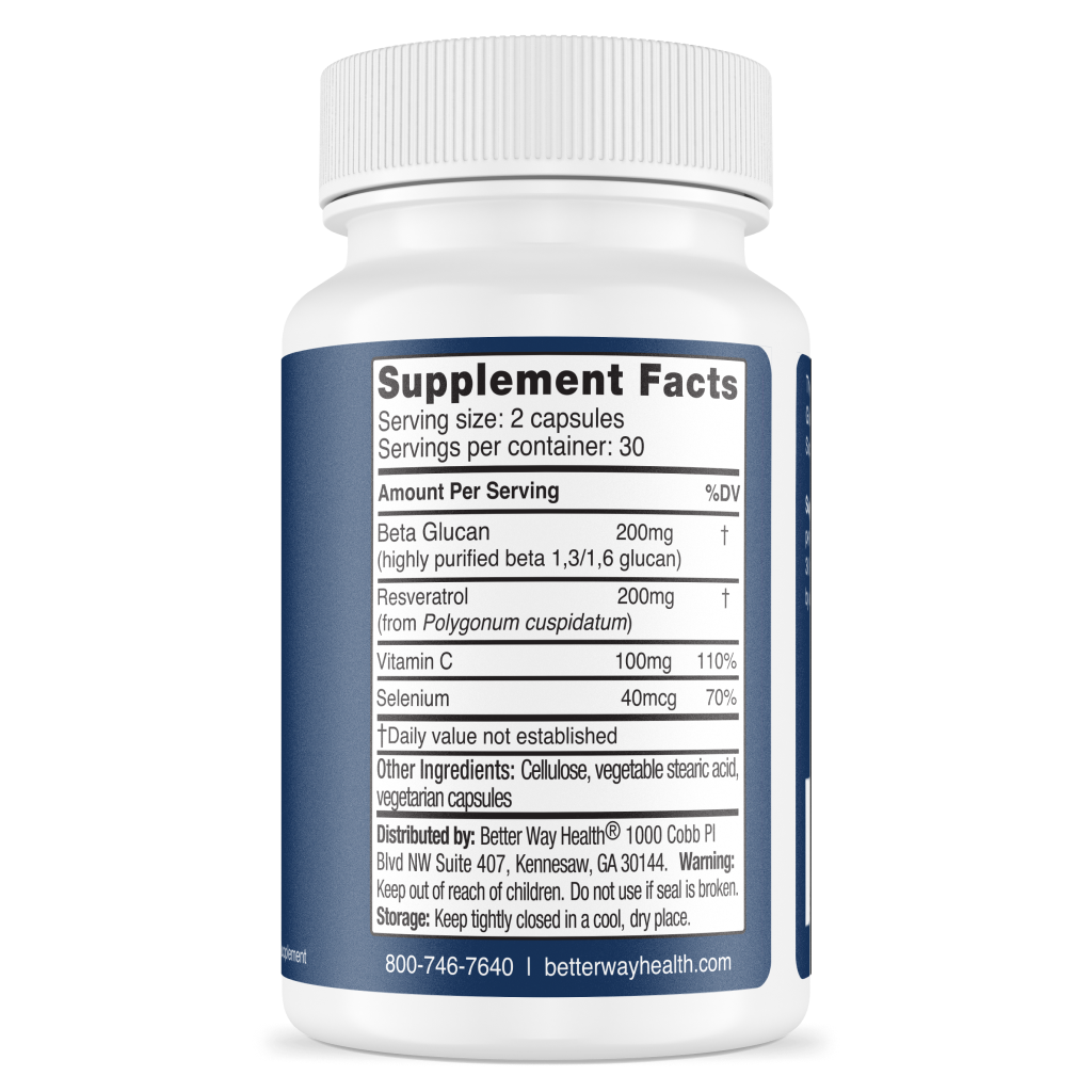 Beta Glucan 100+ by Better Way Health