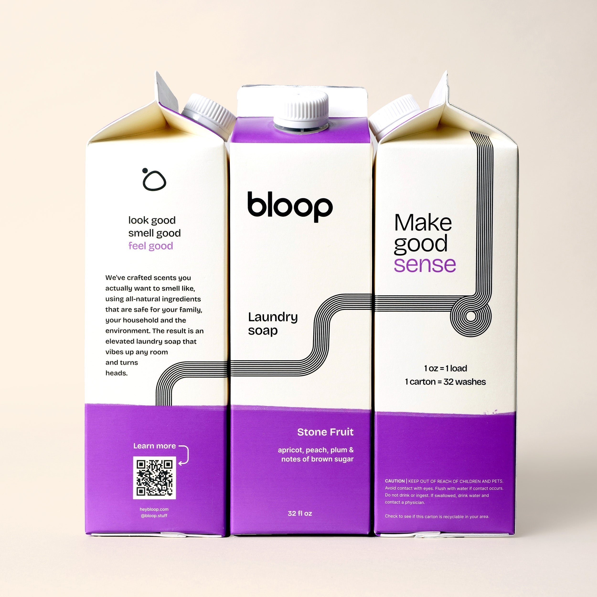 Stone Fruit Natural Laundry Soap by Bloop
