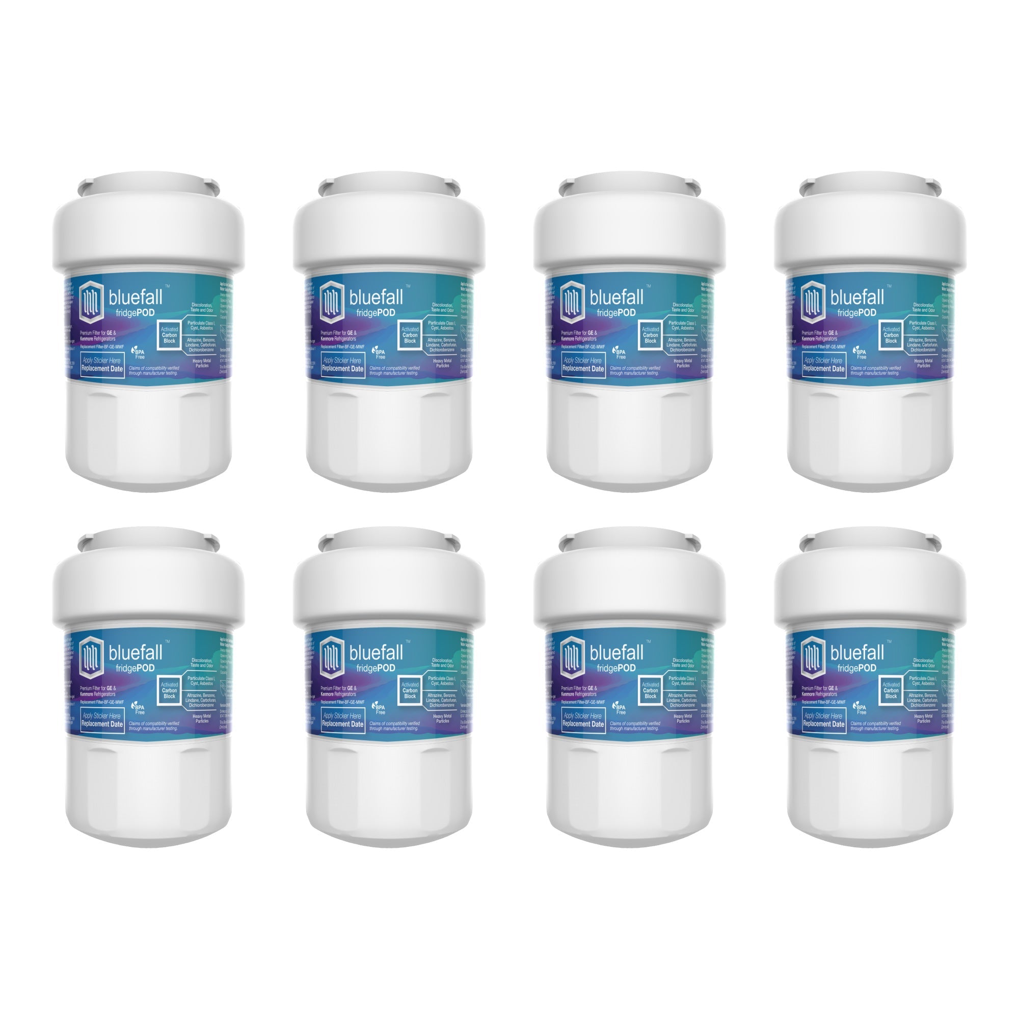 GE MWF Refrigerator Water Filter- Compatible by Bluefall by Drinkpod