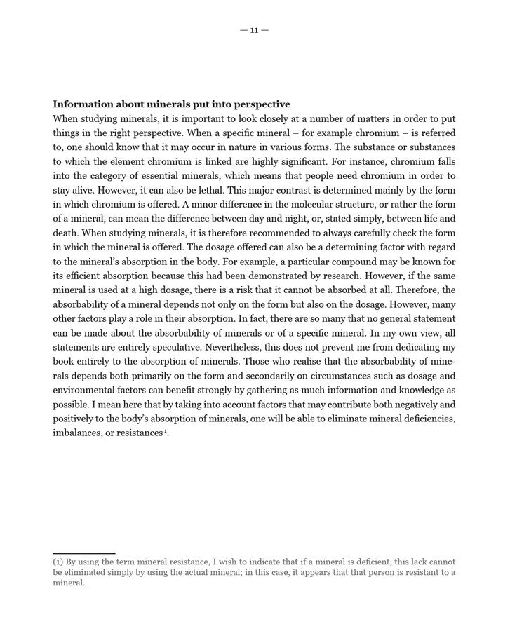 The Synergy Between Minerals and Important Physiological Processes