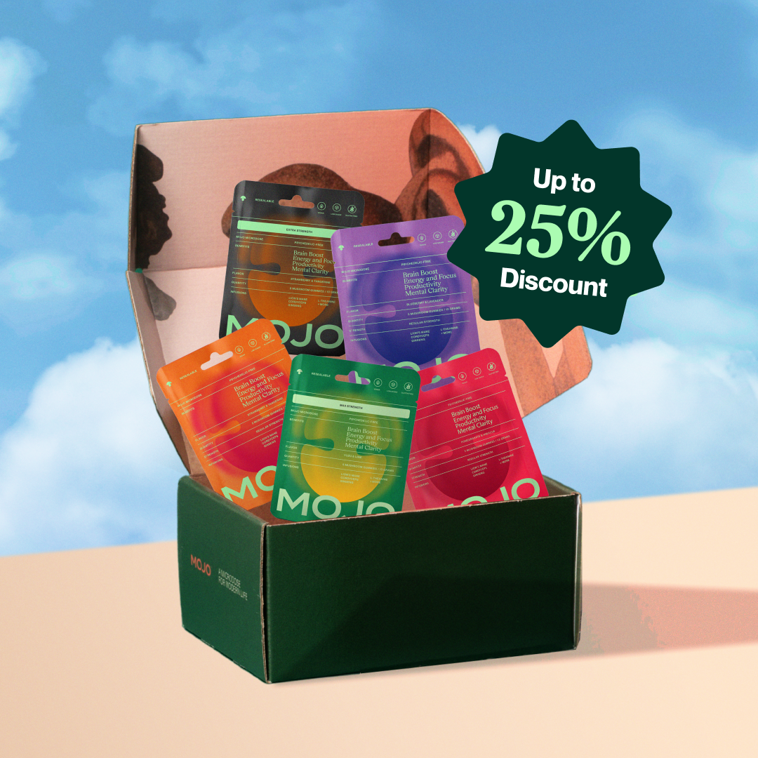 Brain Boost Gummies - The Flavor Sampler 🍓 by Mojo | Mushroom Dosed Gummies