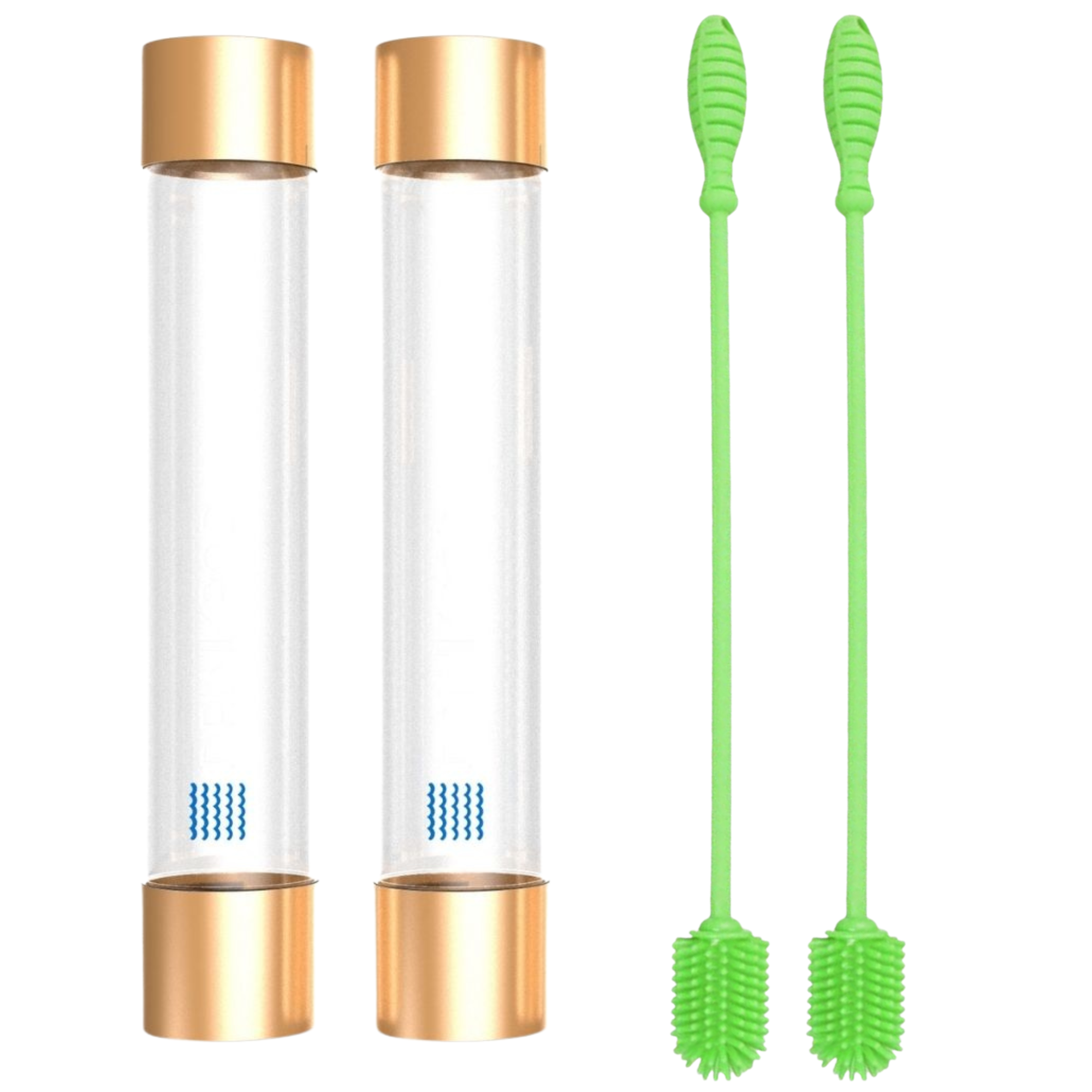 Fizzpod Bottles 2 Pack & Optional Cleaning Brush by Drinkpod