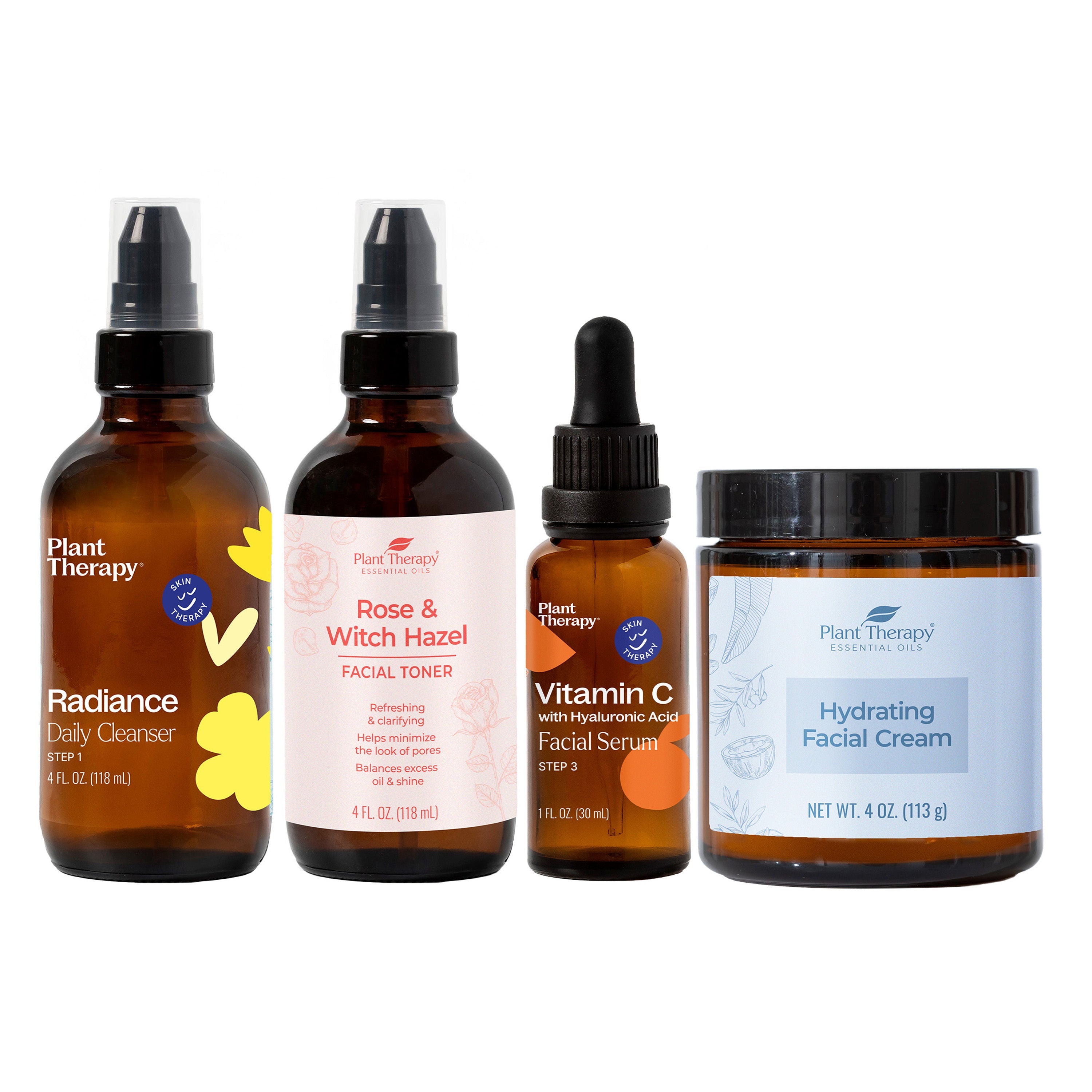 4 Step Skin Care Routine by Plant Therapy