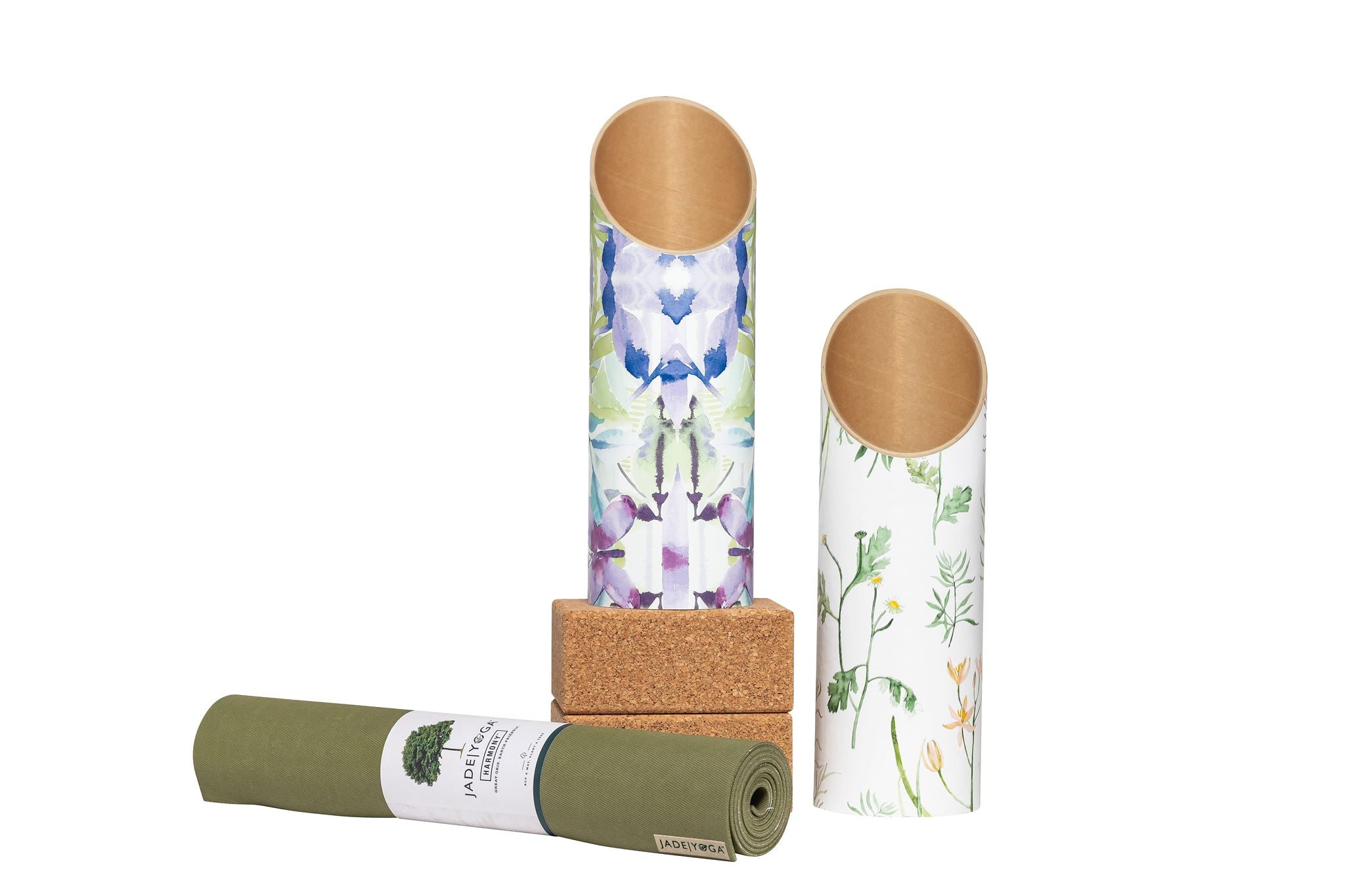Butterfly Batik Yoga Mat Tube by Mache