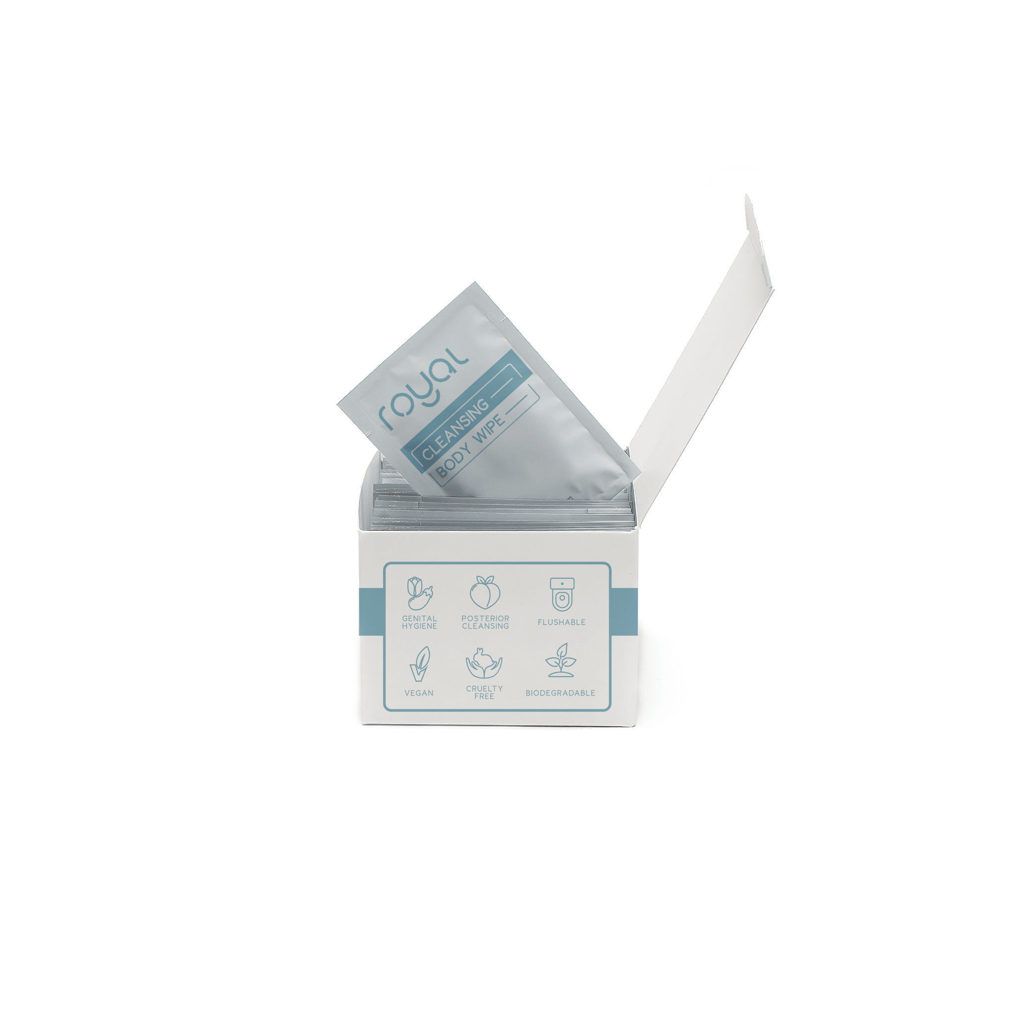 Intimate Cleansing Individually Wrapped Wipes by Royal Intimacy
