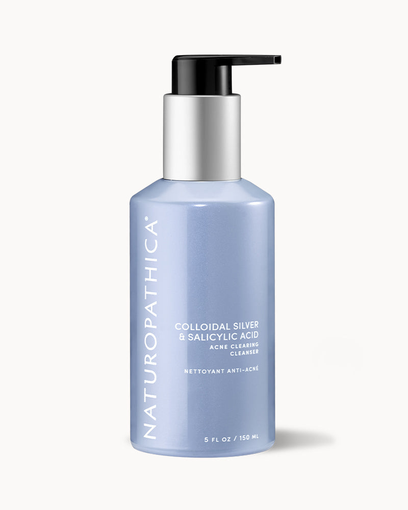 Colloidal Silver & Salicylic Acid Acne Clearing Cleanser by Naturopathica