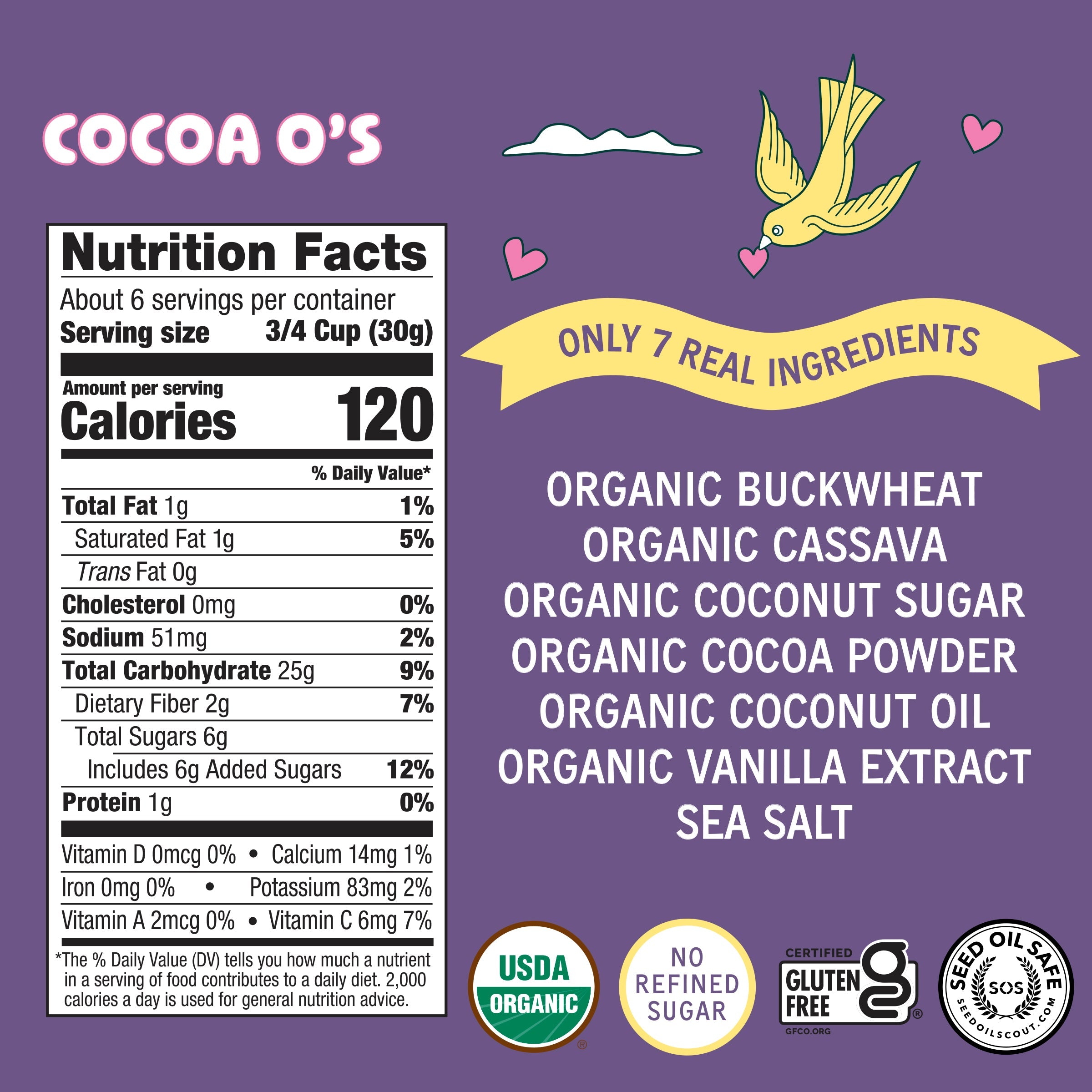 Lovebird Cereal Cocoa (4 Boxes)